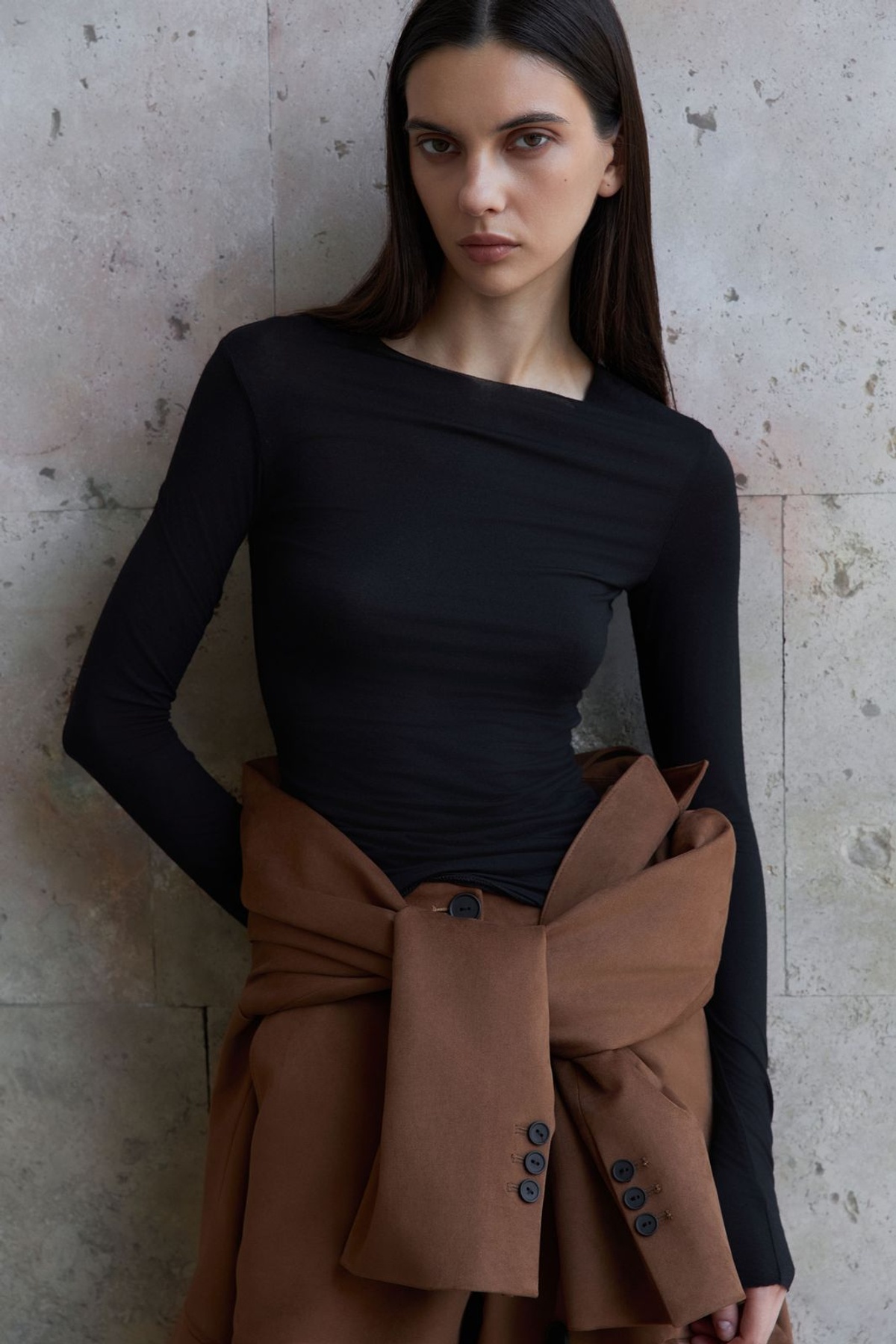 Półprzezroczysta Koszulka z Długim Rękawem SECOND SKIN