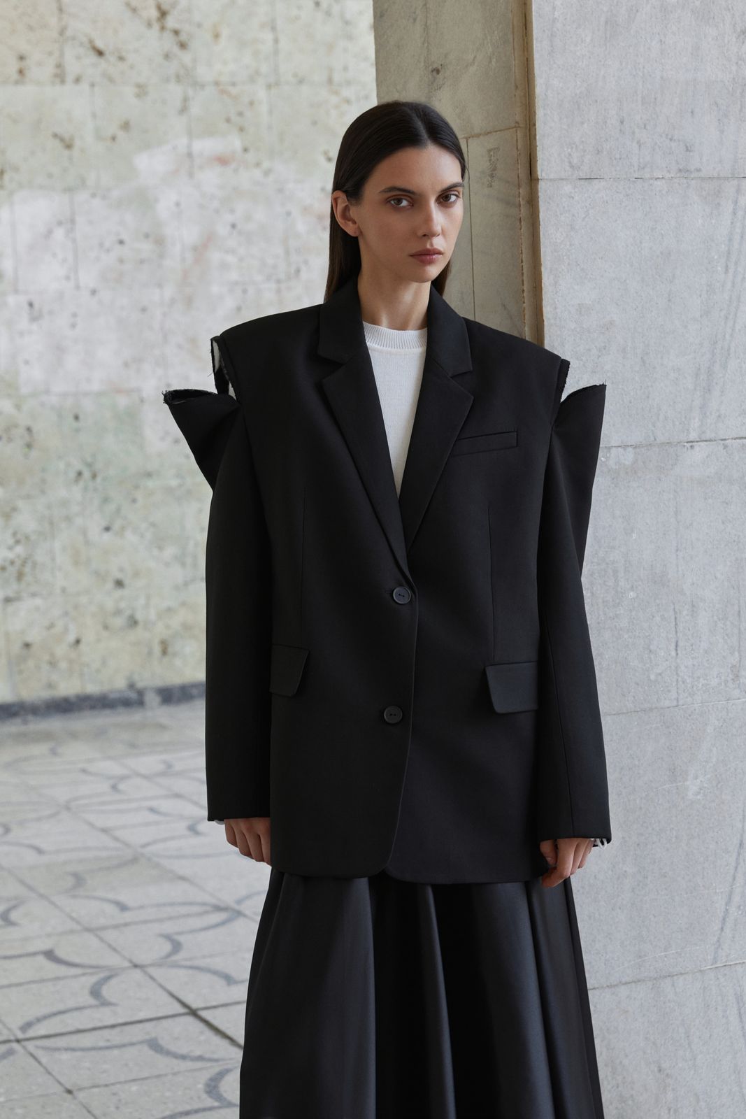 Deconstructed Blazer - Black | COOSH