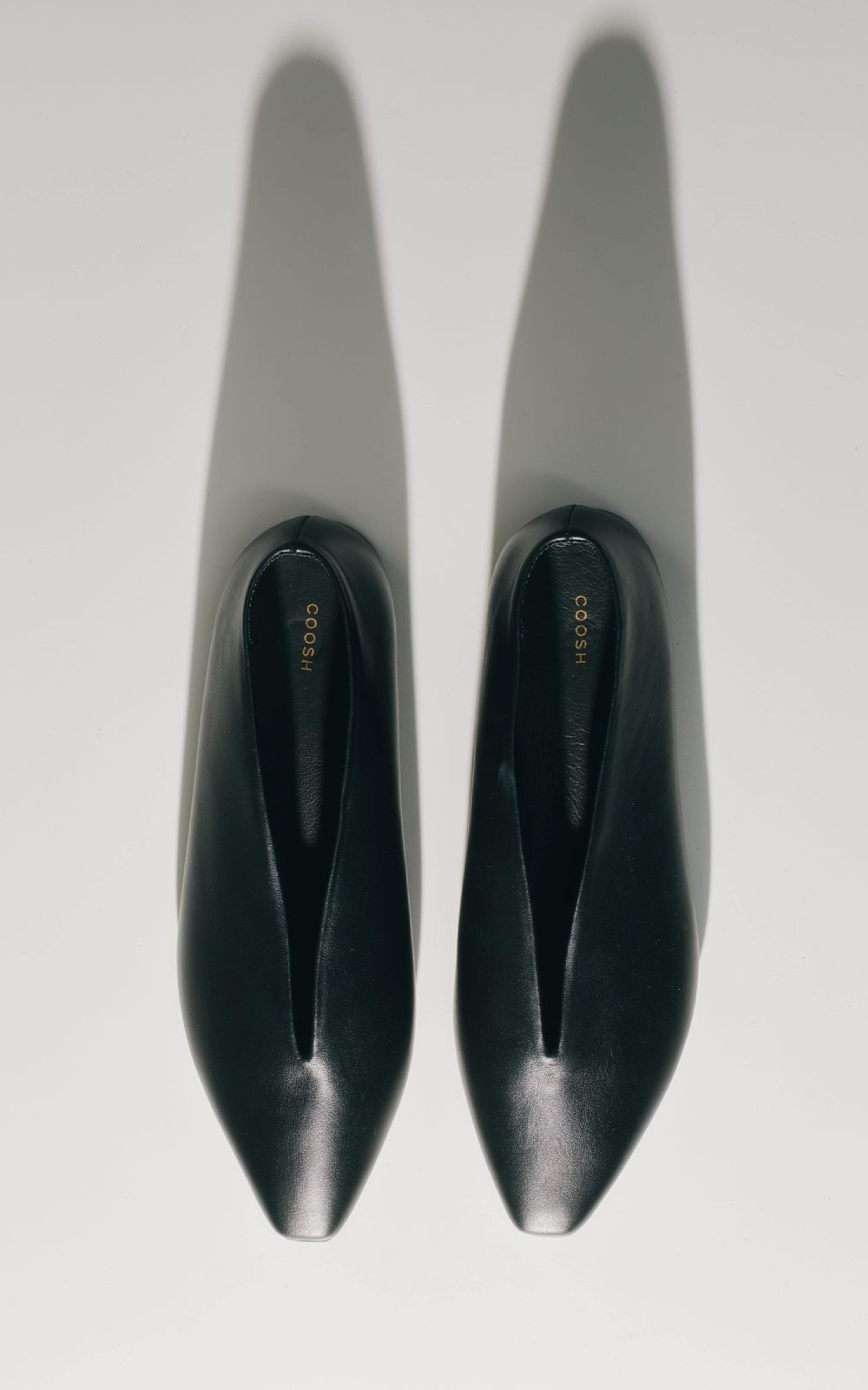 Балетки шкіряні SCARLETT з гострим мисом