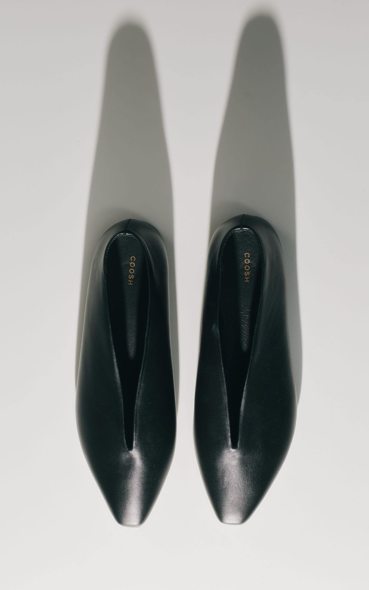 Leather Ballet Flats SCARLETT with Pointed Toe