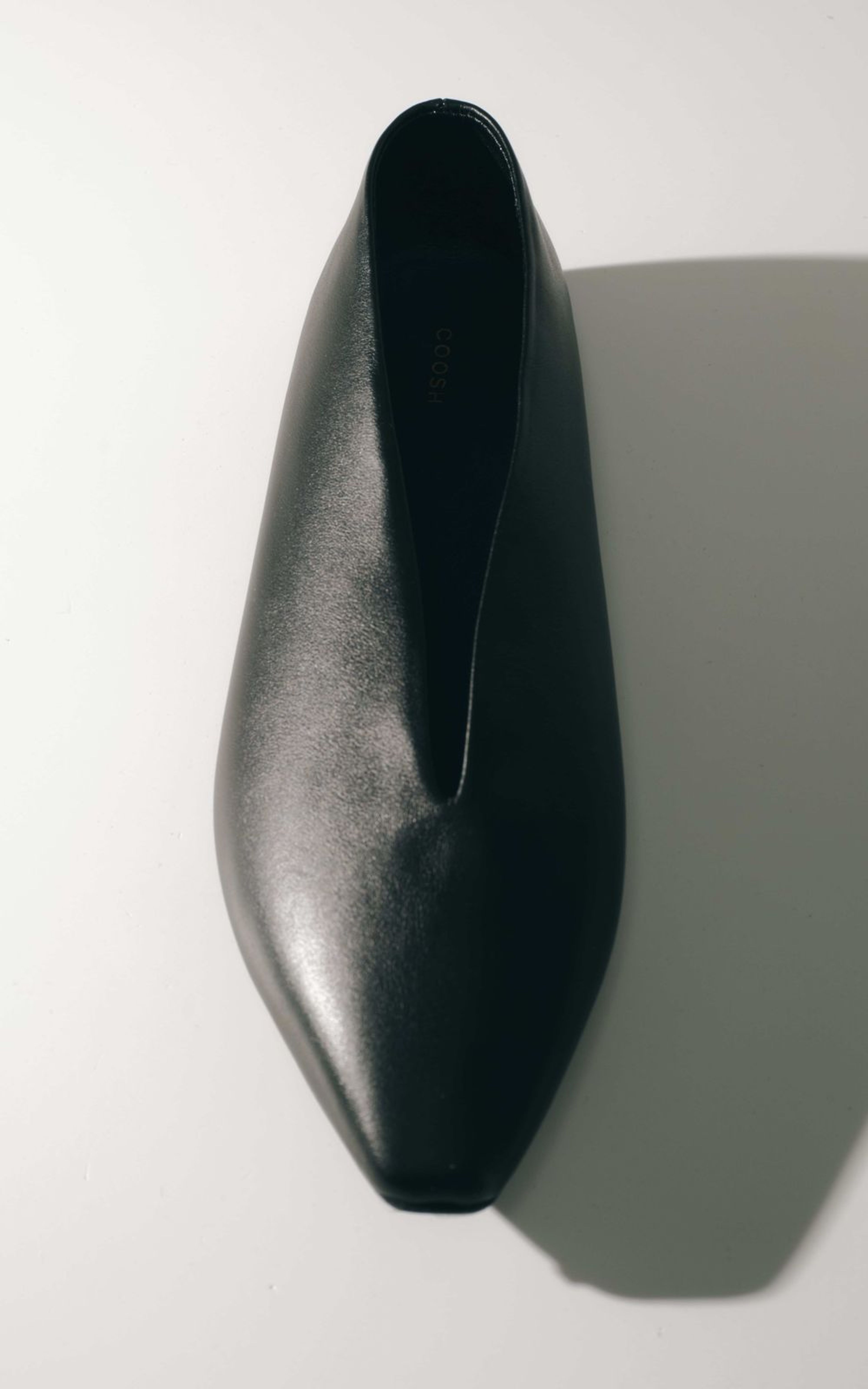 Балетки шкіряні SCARLETT з гострим мисом