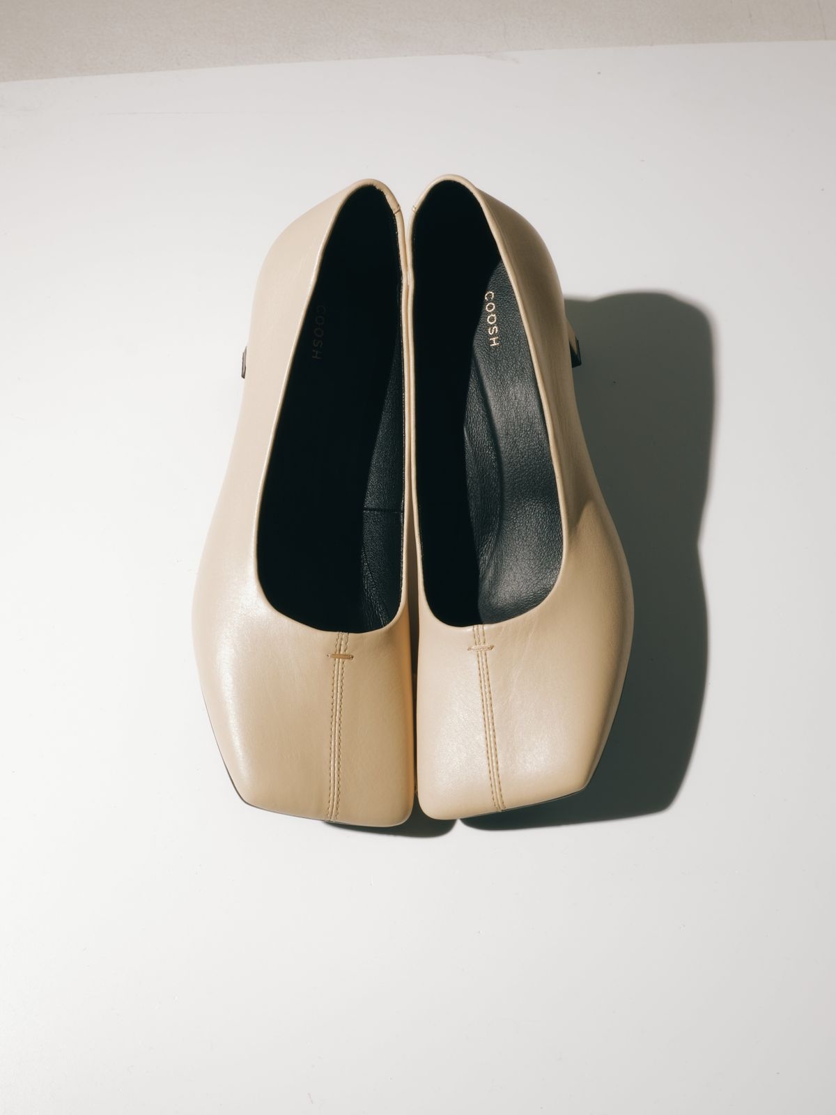 MOORE Leather Shoes with Square Toe