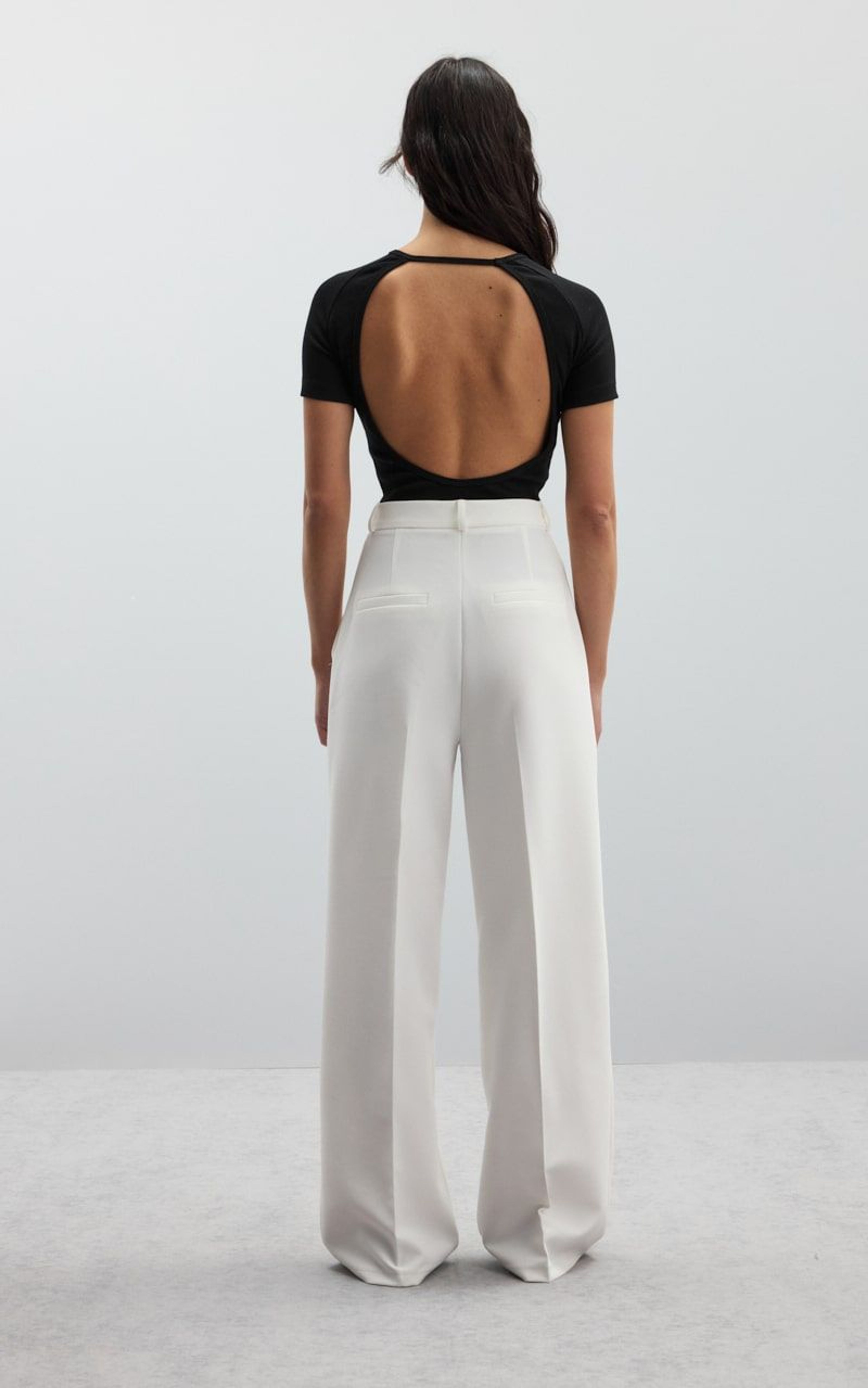 Palazzo Pants with Side Clasp