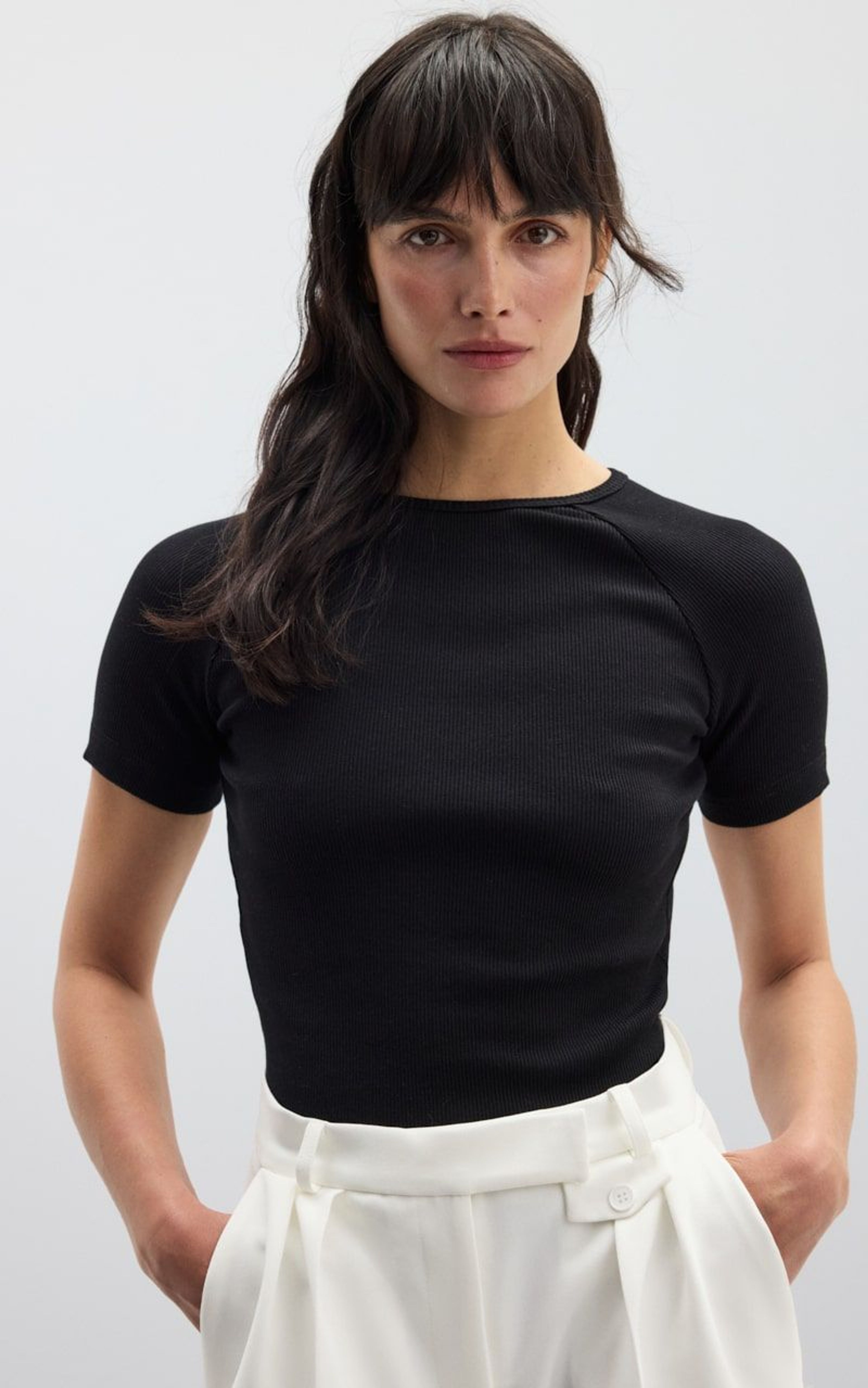 Body T-shirt z Odkrytymi Plecami