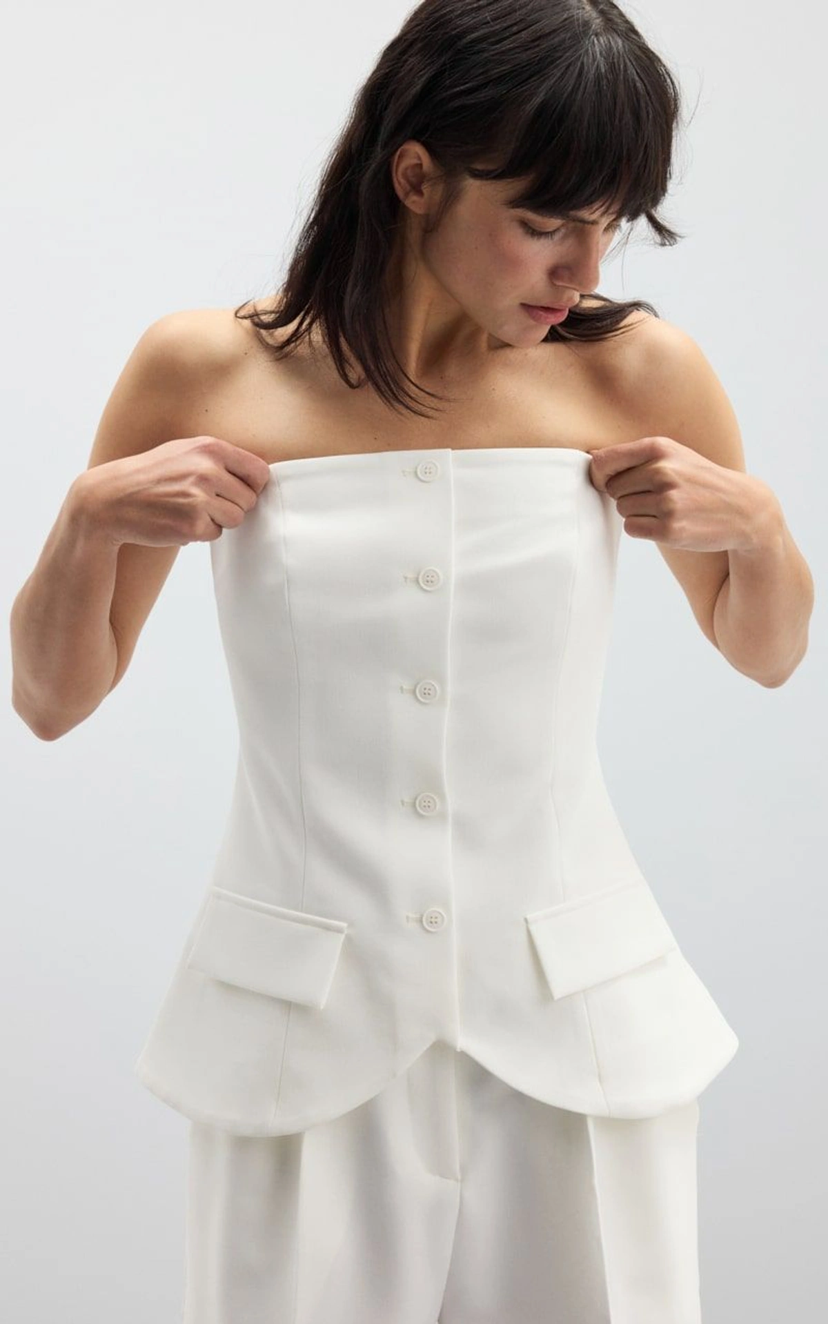 Strapless Bustier Vest 