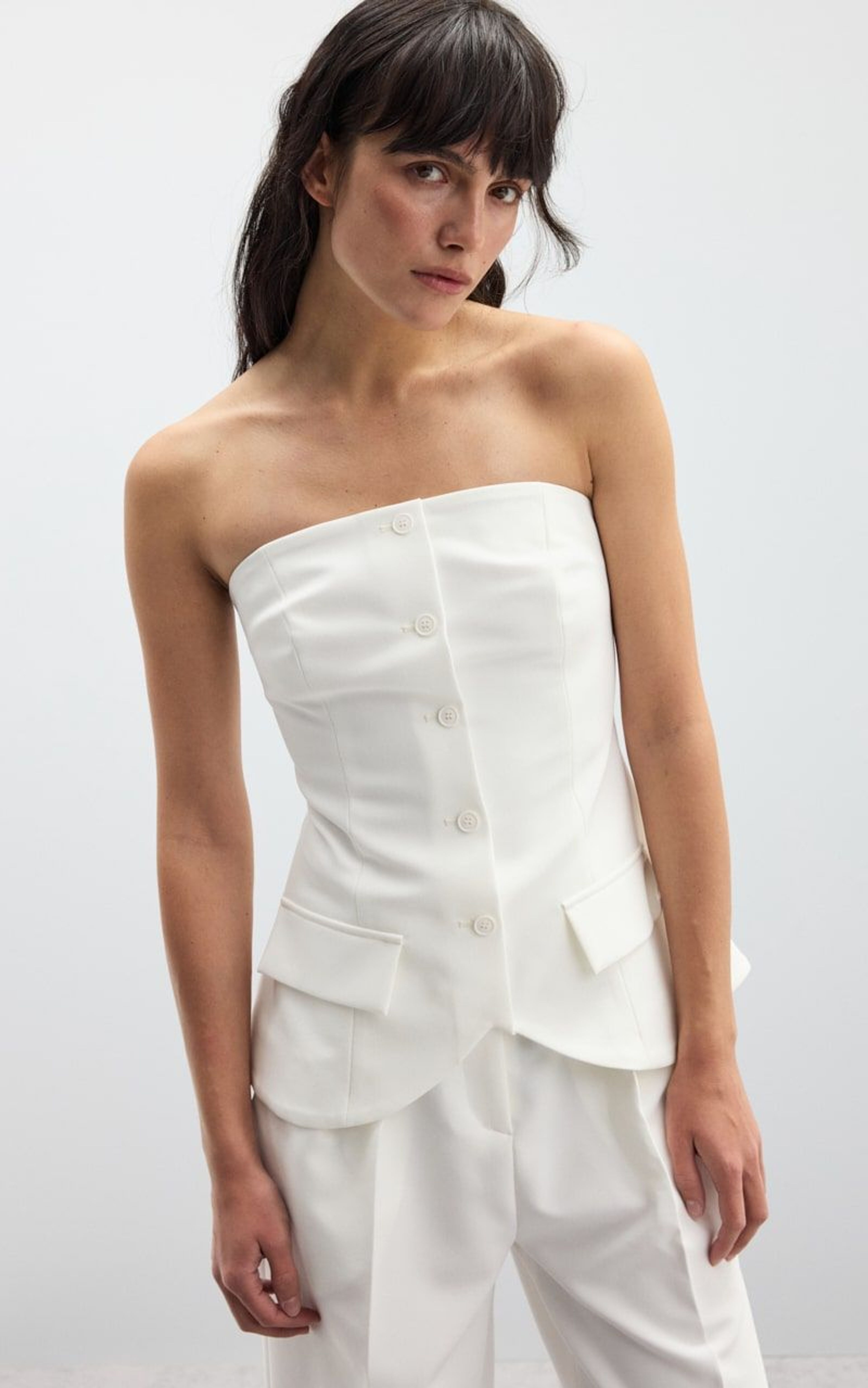 Strapless Bustier Vest 