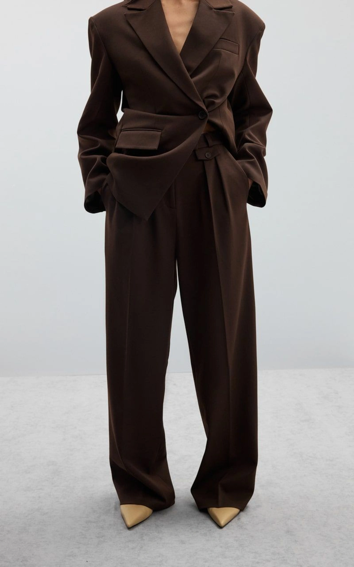 Palazzo Pants with Side Clasp