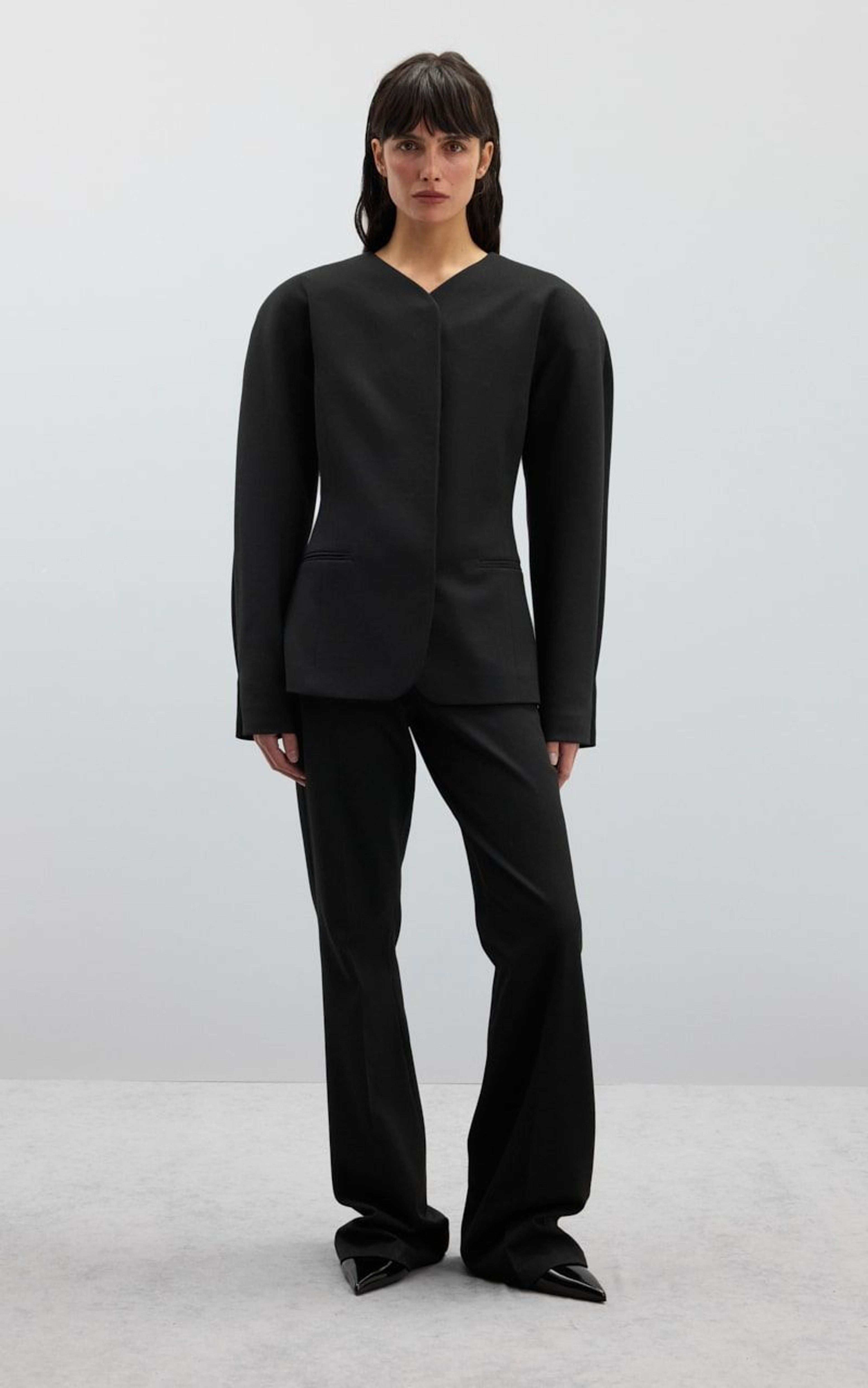 CLEO Collarless Blazer