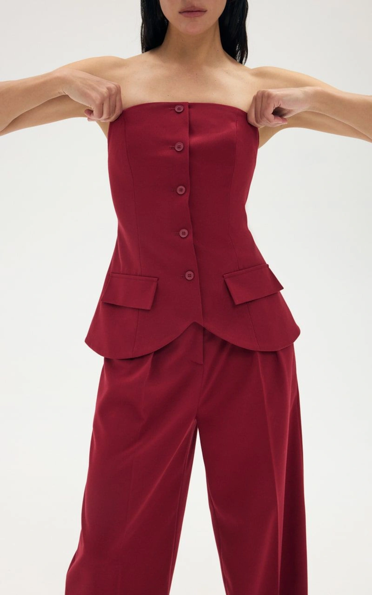 Strapless Bustier Vest
