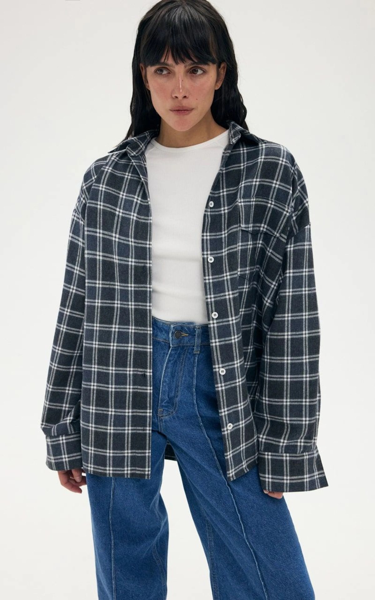 Koszula Oversize w Kratkę