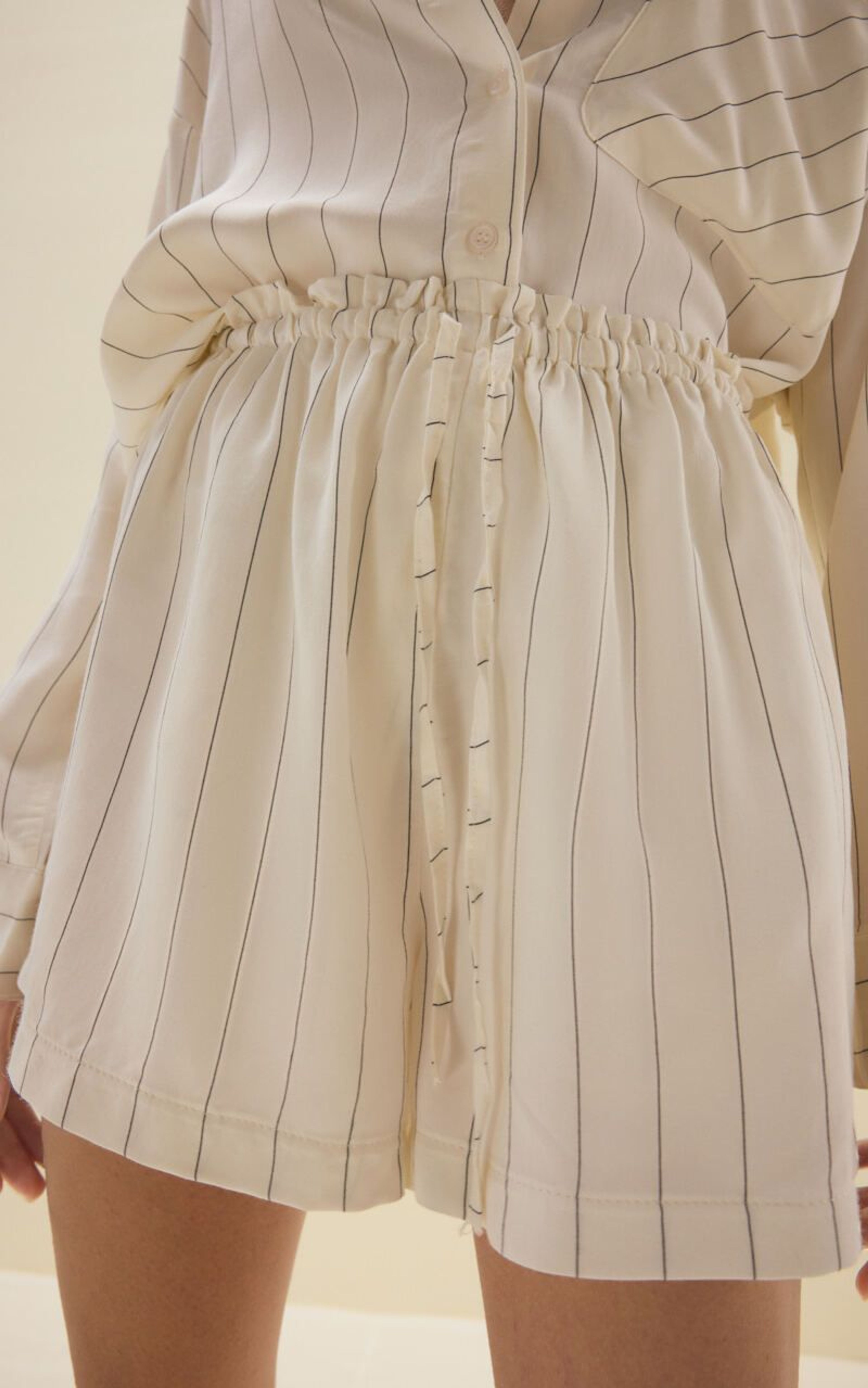 Viscose Shorts with Ties