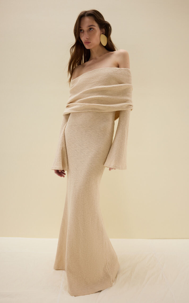 Bibiy JOSEPHINE DRESS グレー Women's Grey Bust Detail Maxi Dress | Zofia | 4th & Reckless