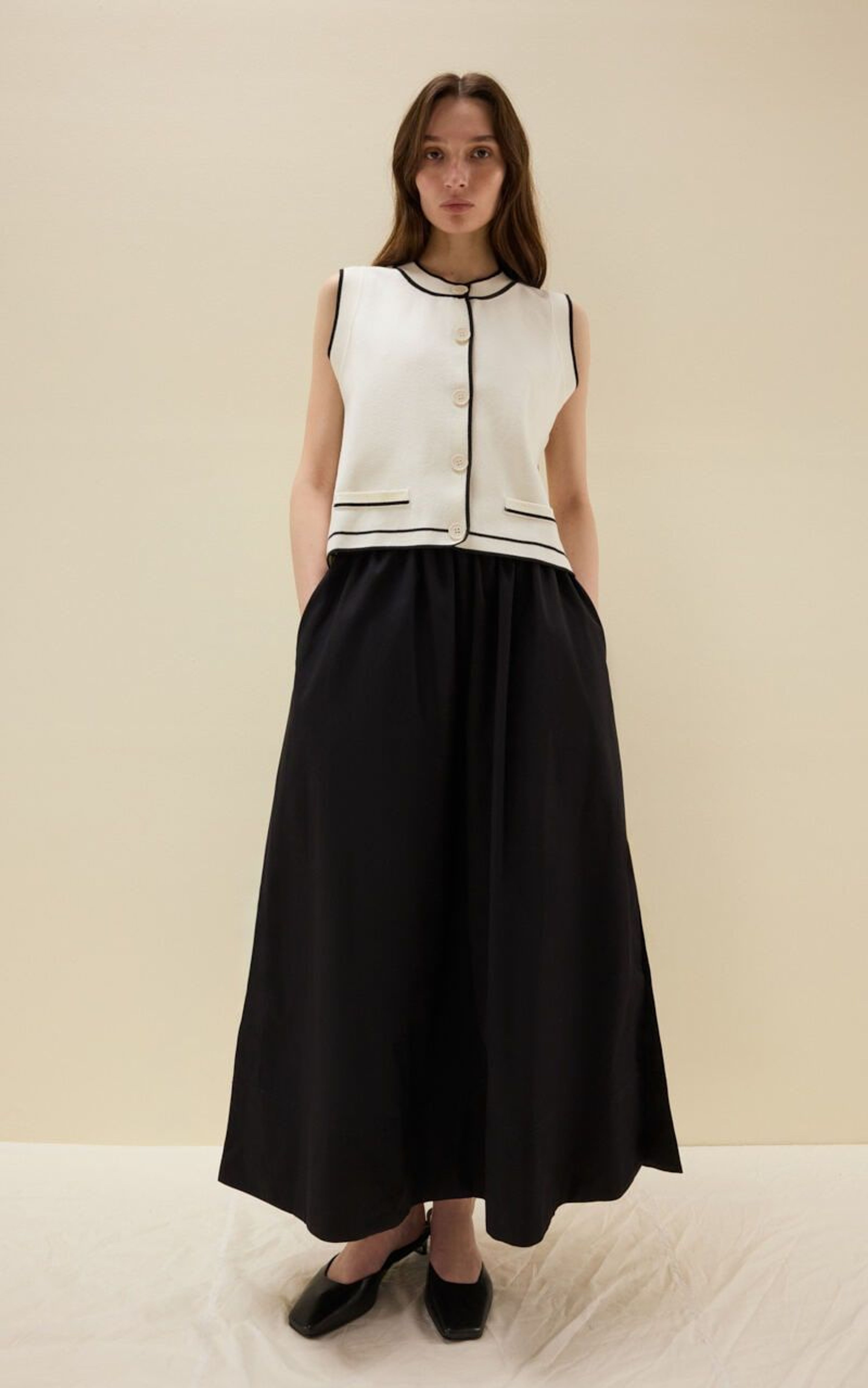 Bawełniana Spódnica SIERRA z Rozcięciami