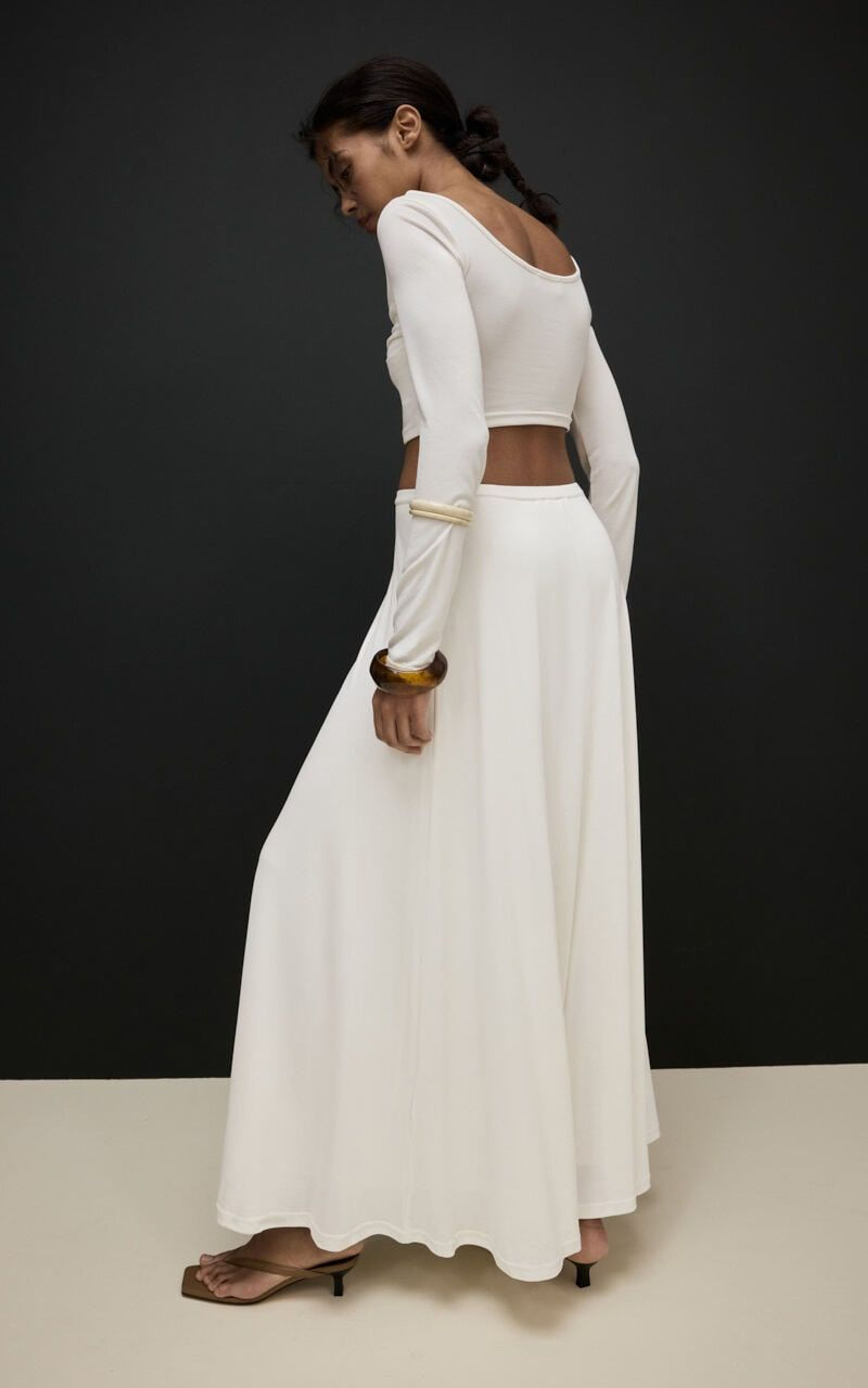 Спідниця максі з модалу