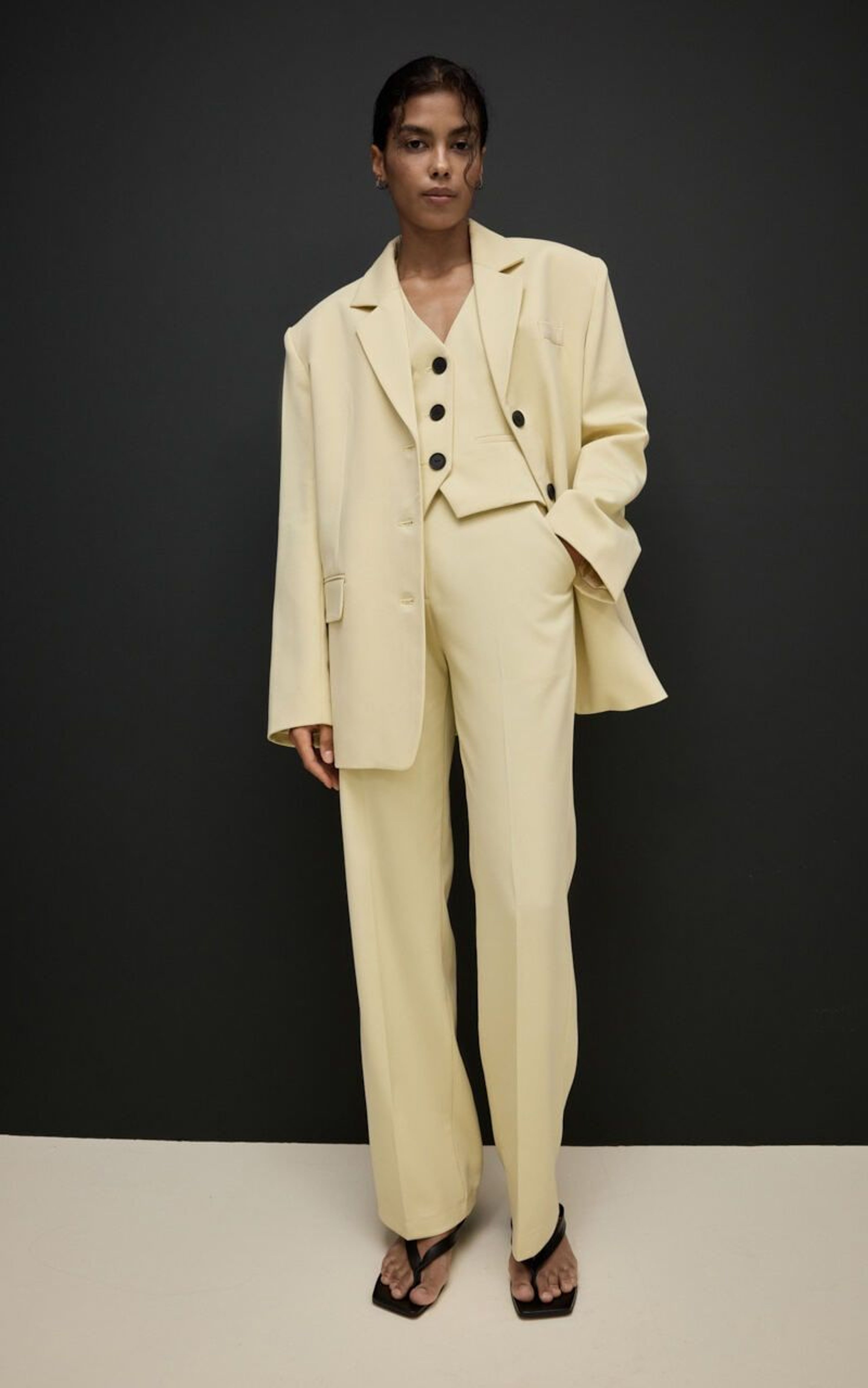 Штани прямого крою BUTTER YELLOW