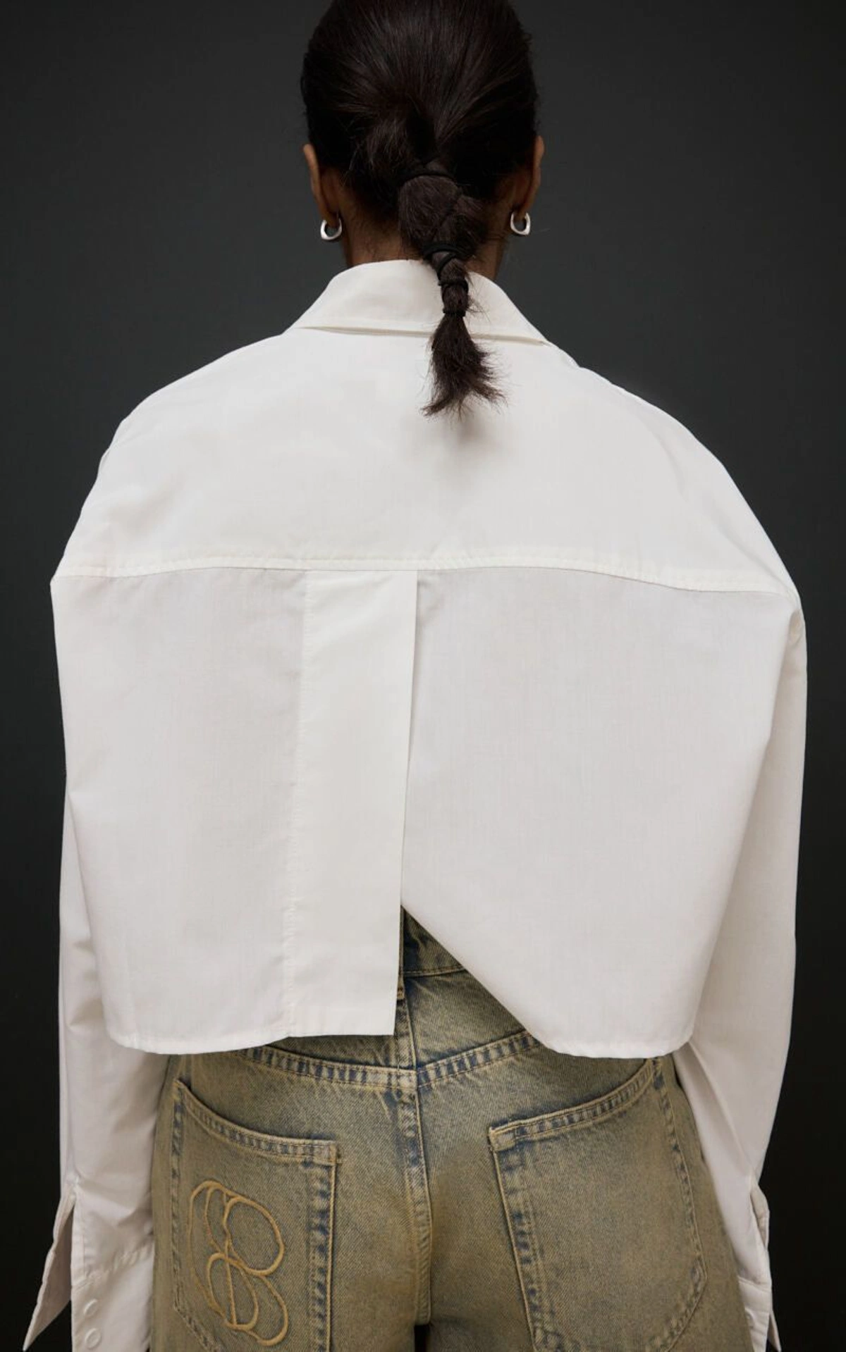 Cropped Cotton Shirt