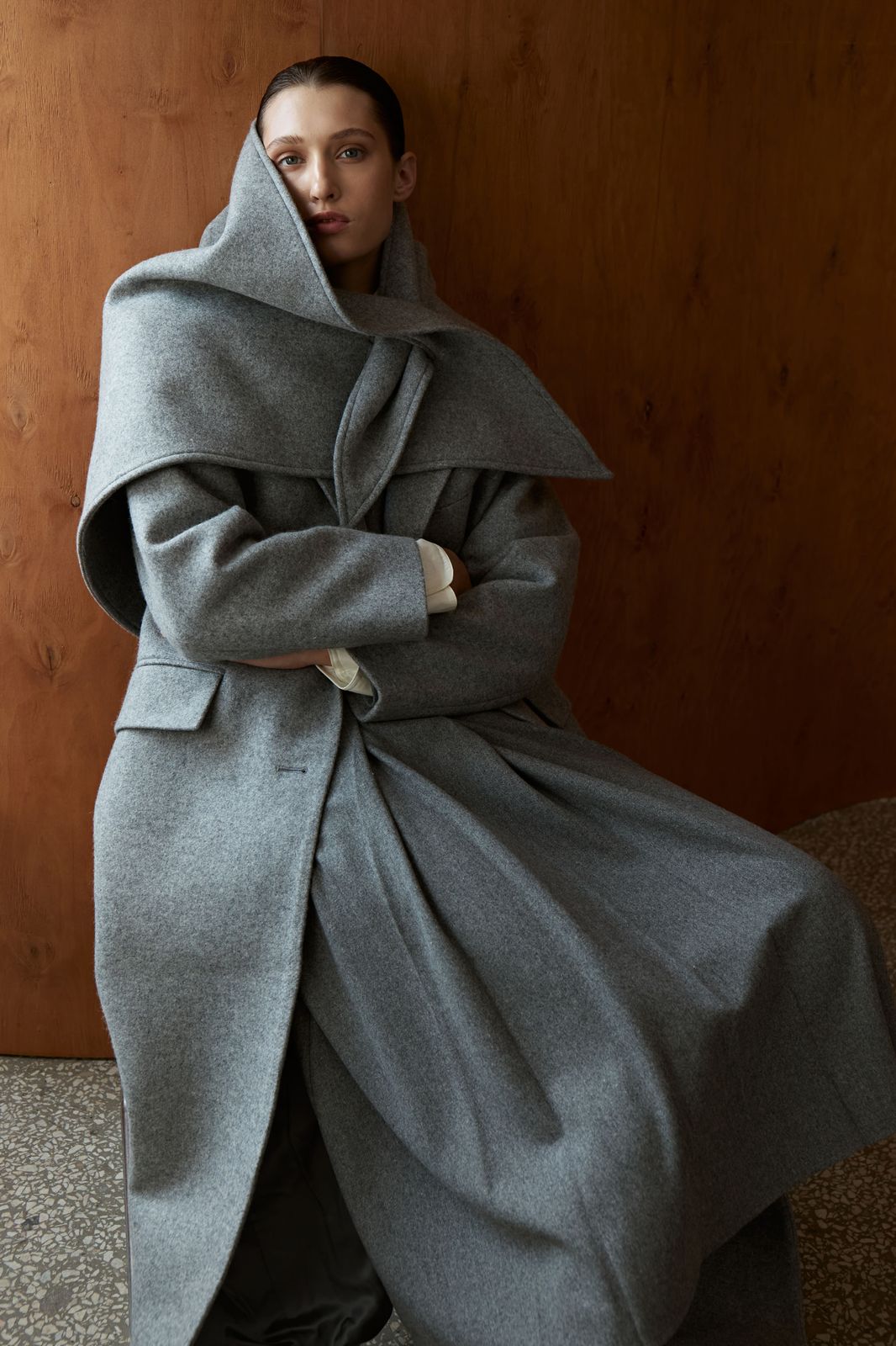 Single-breasted Doris Coat