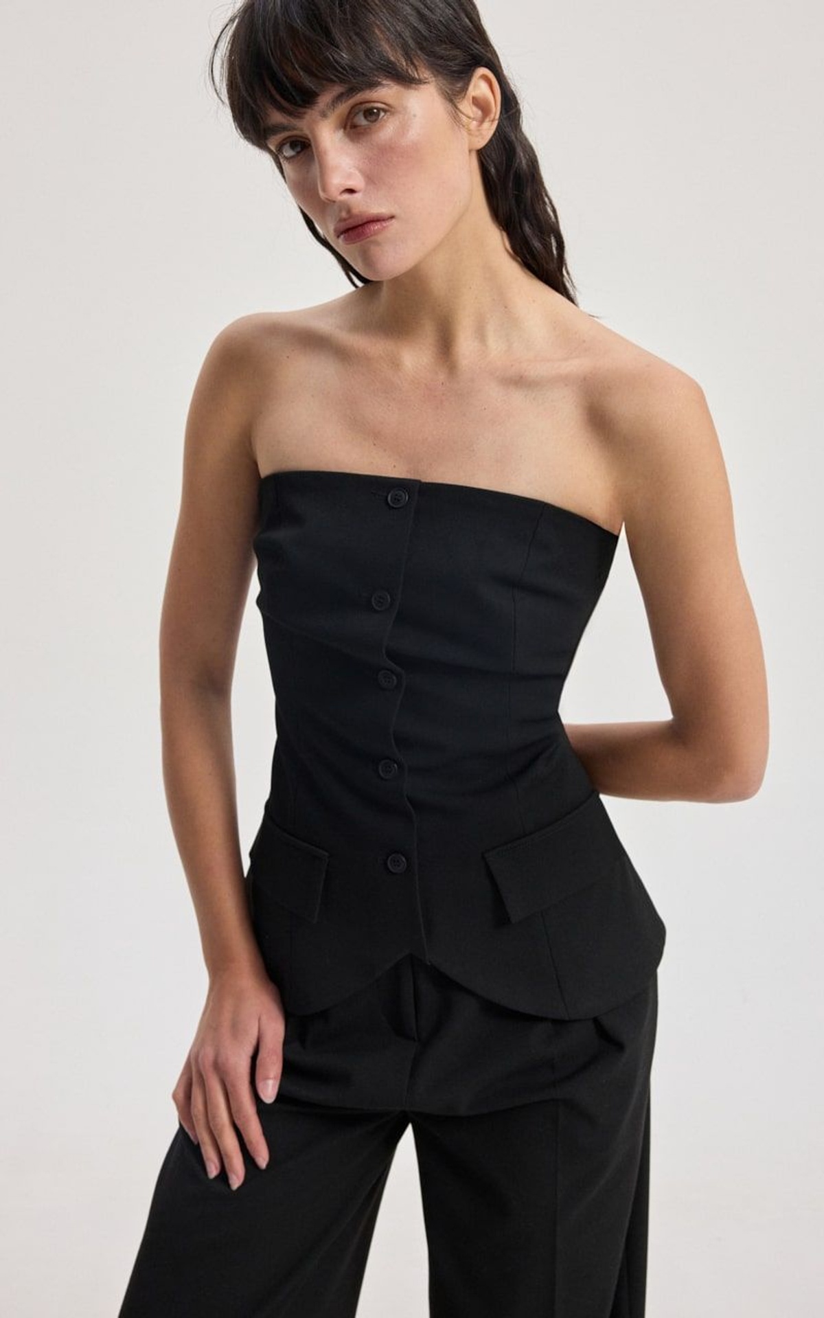 Strapless Bustier Vest