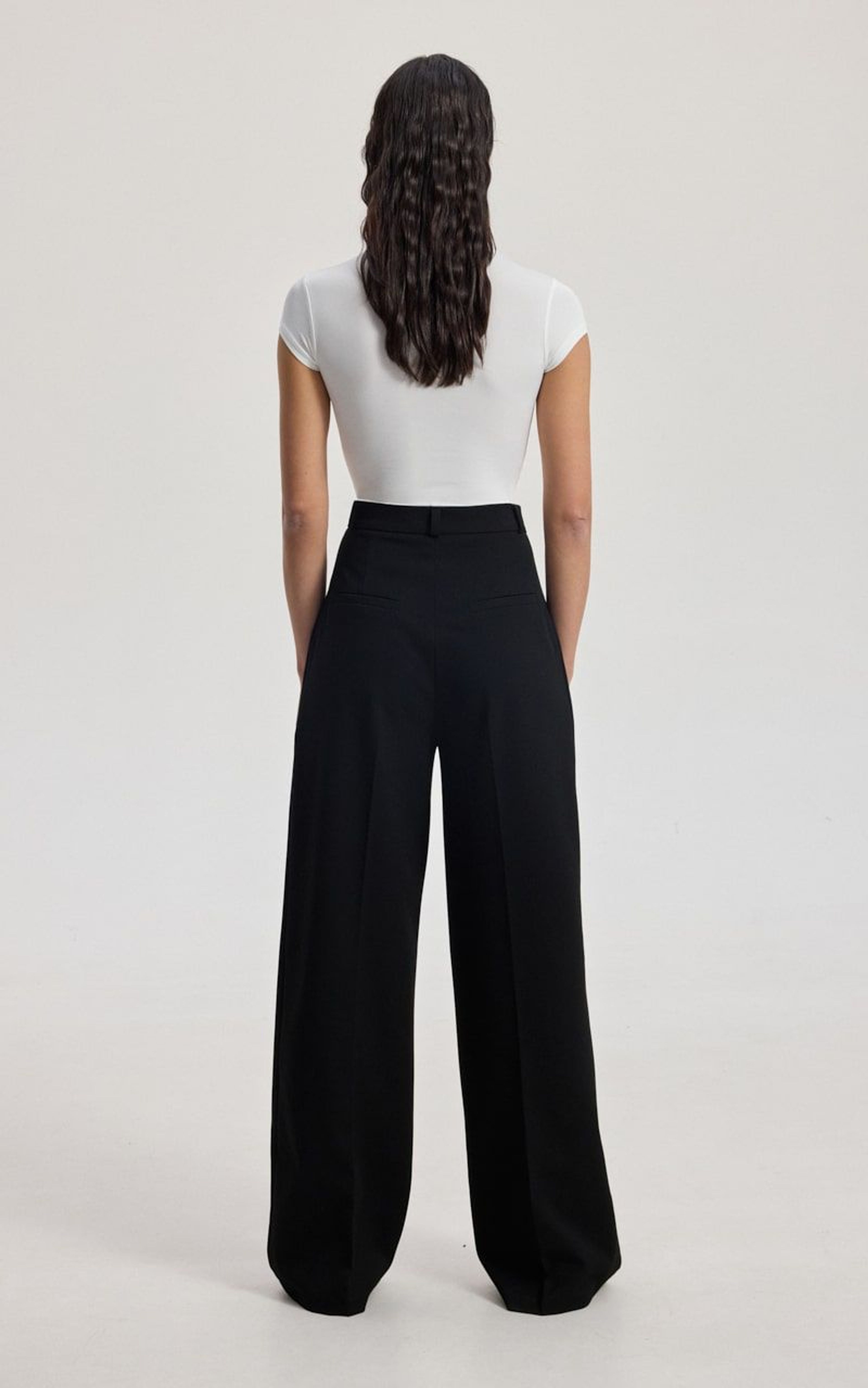 Palazzo Pants with Side Clasp