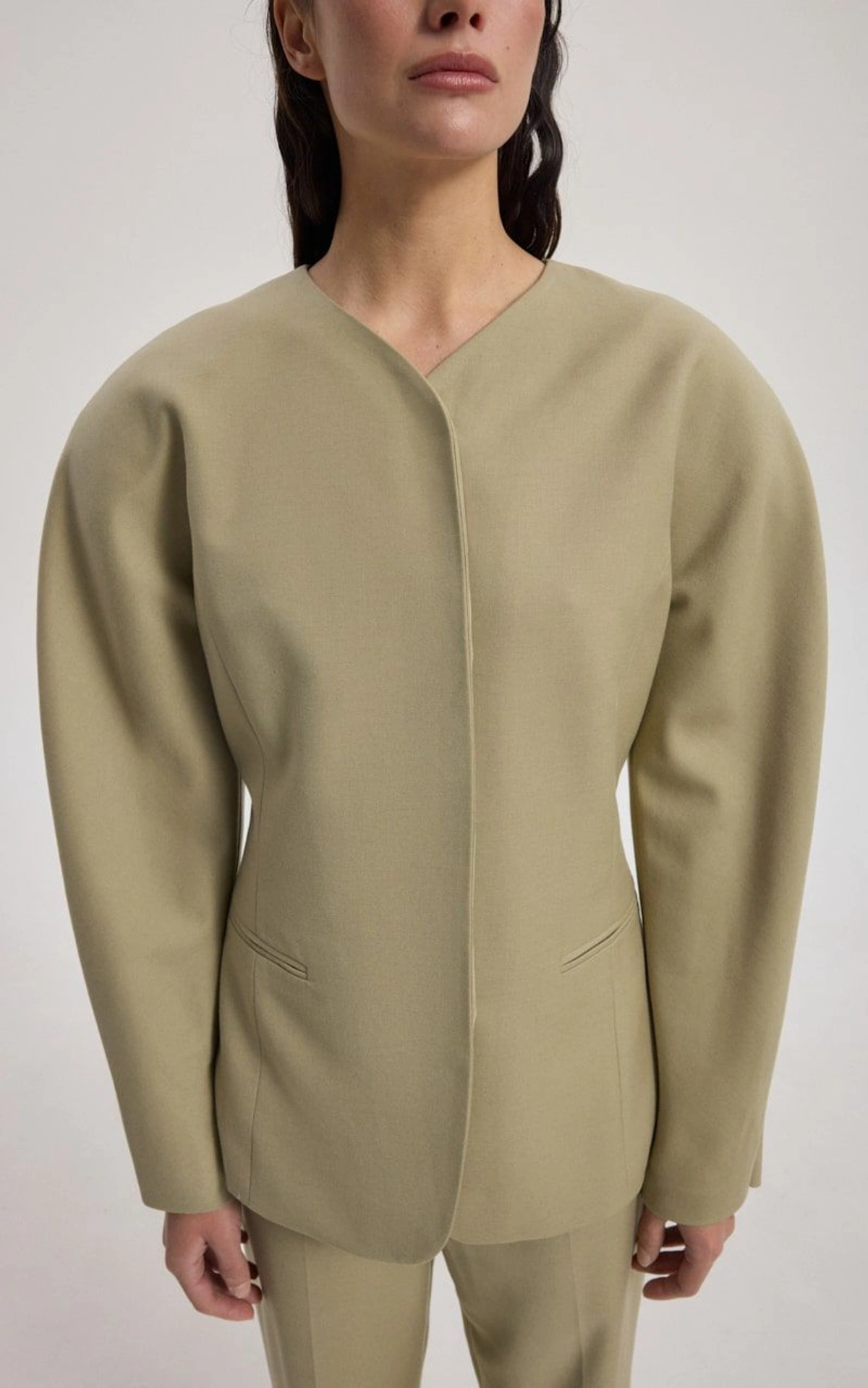 CLEO Collarless Blazer
