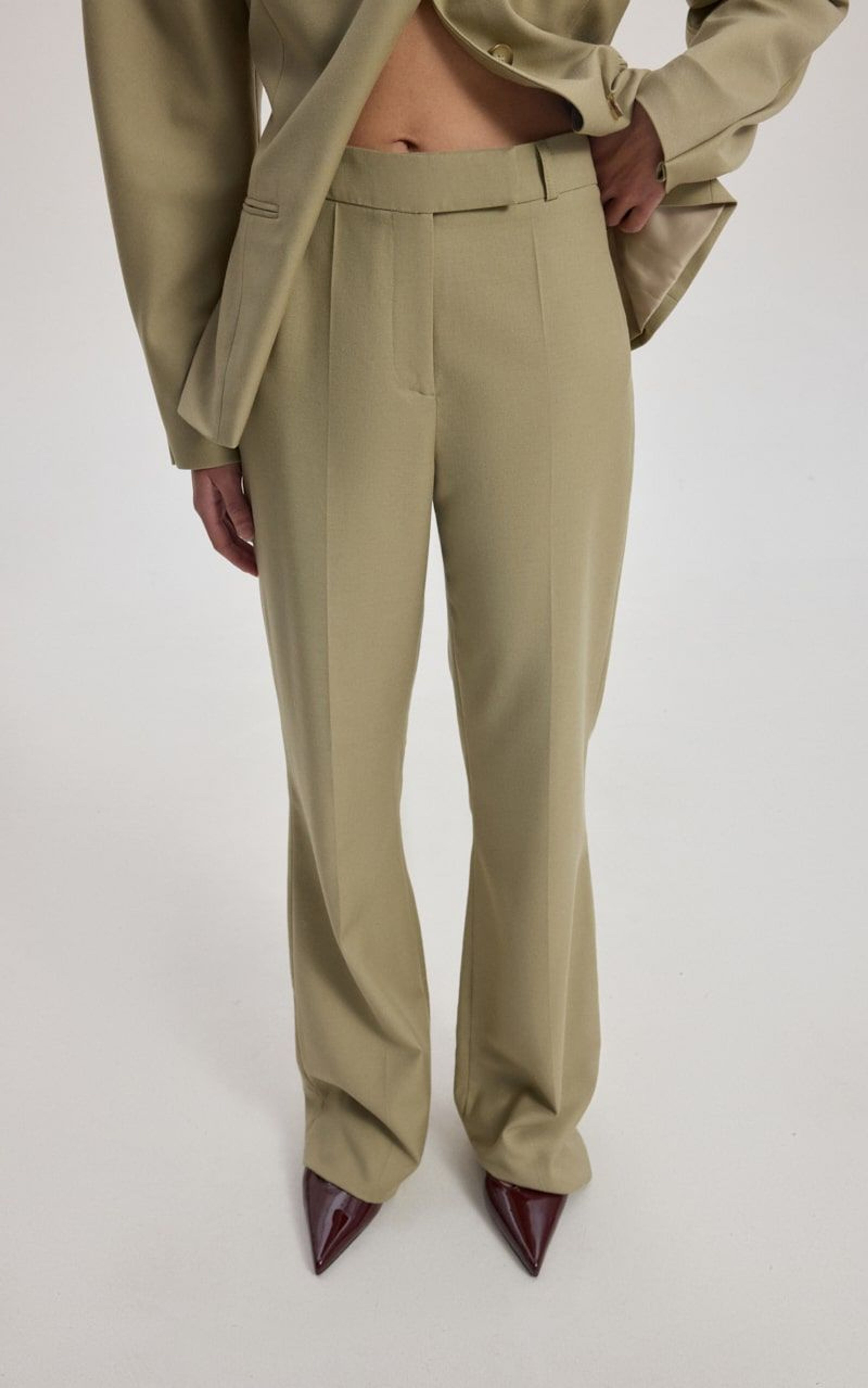 High Rise Fitted Pants