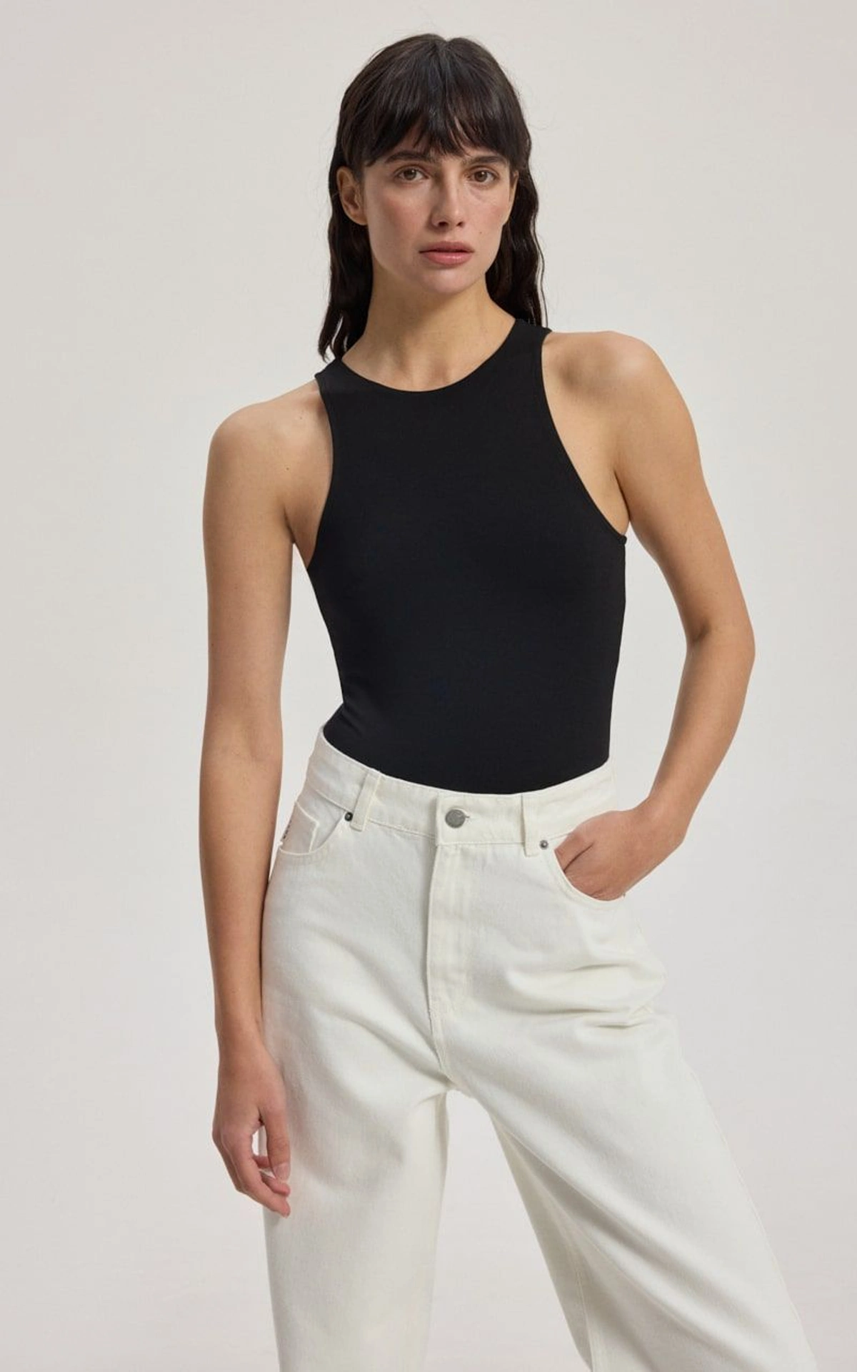 Body SECOND SKIN z Kołnierzem Typu Halter