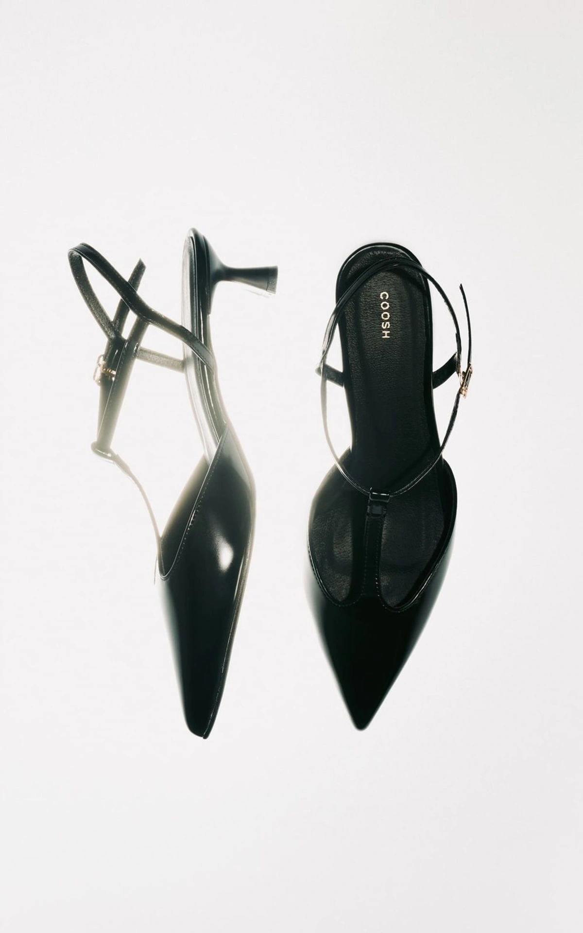LINN Patent Leather Slingbacks