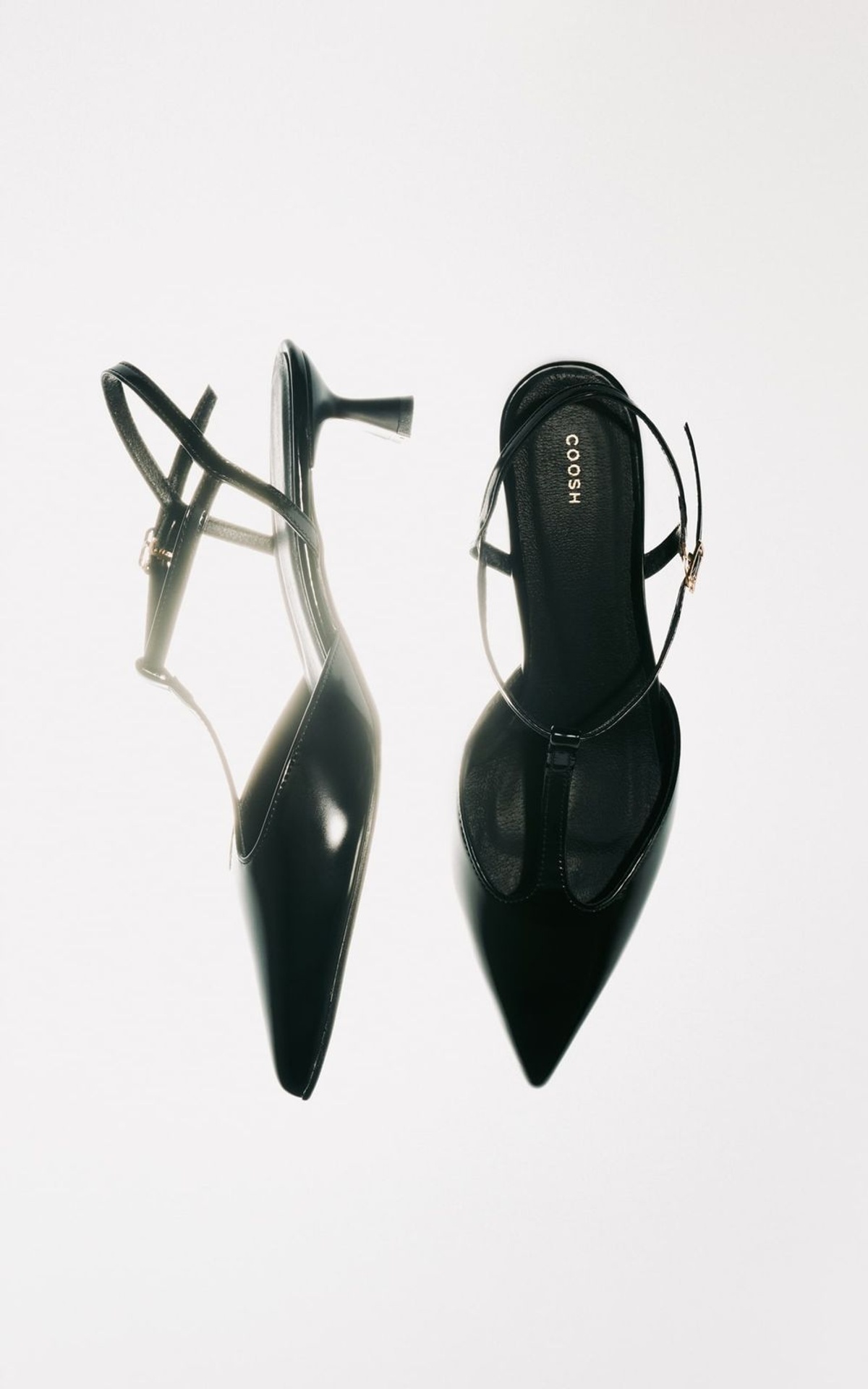 LINN Patent Leather Slingbacks