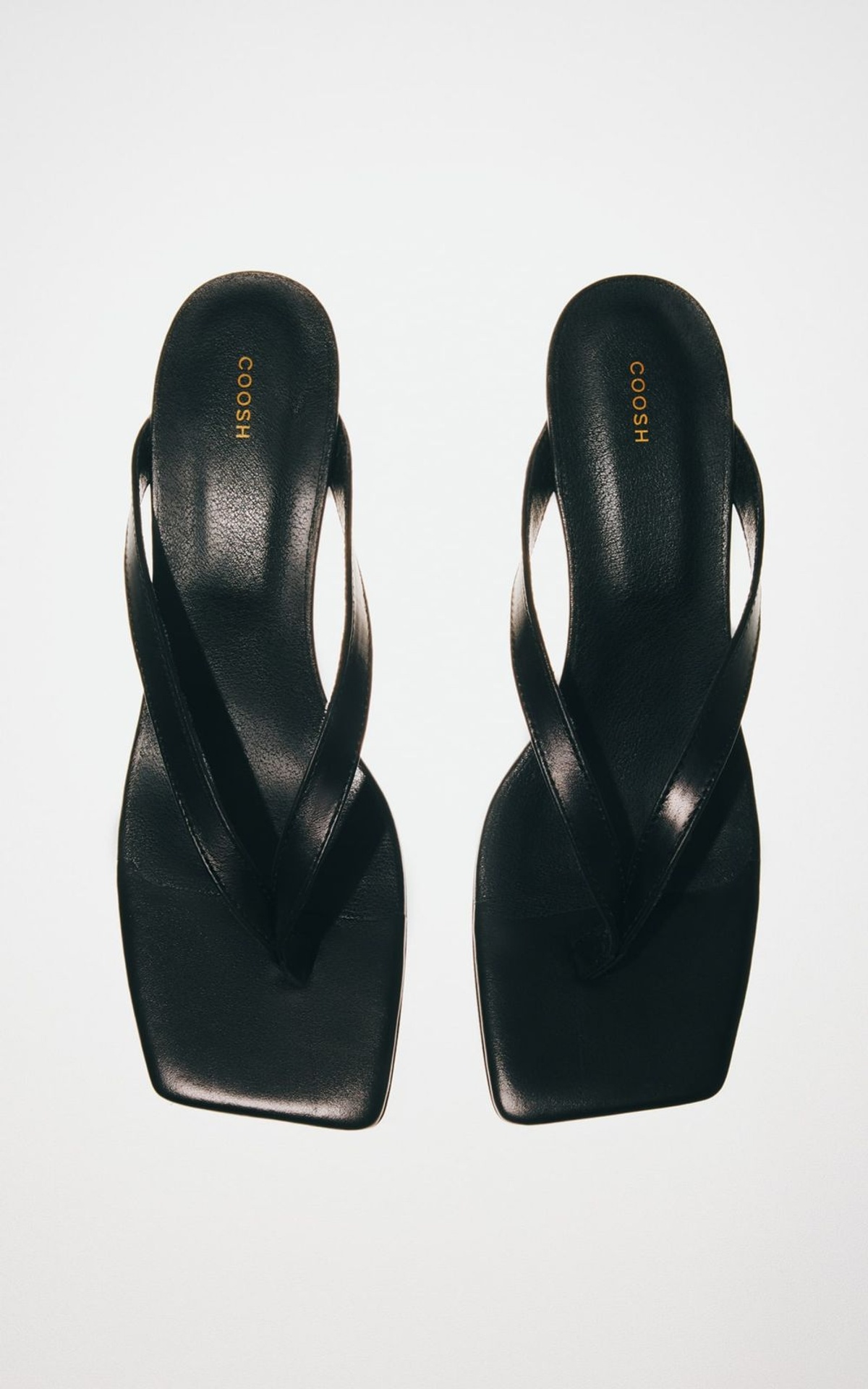 Leather Slides-Mules on Kitten Heels