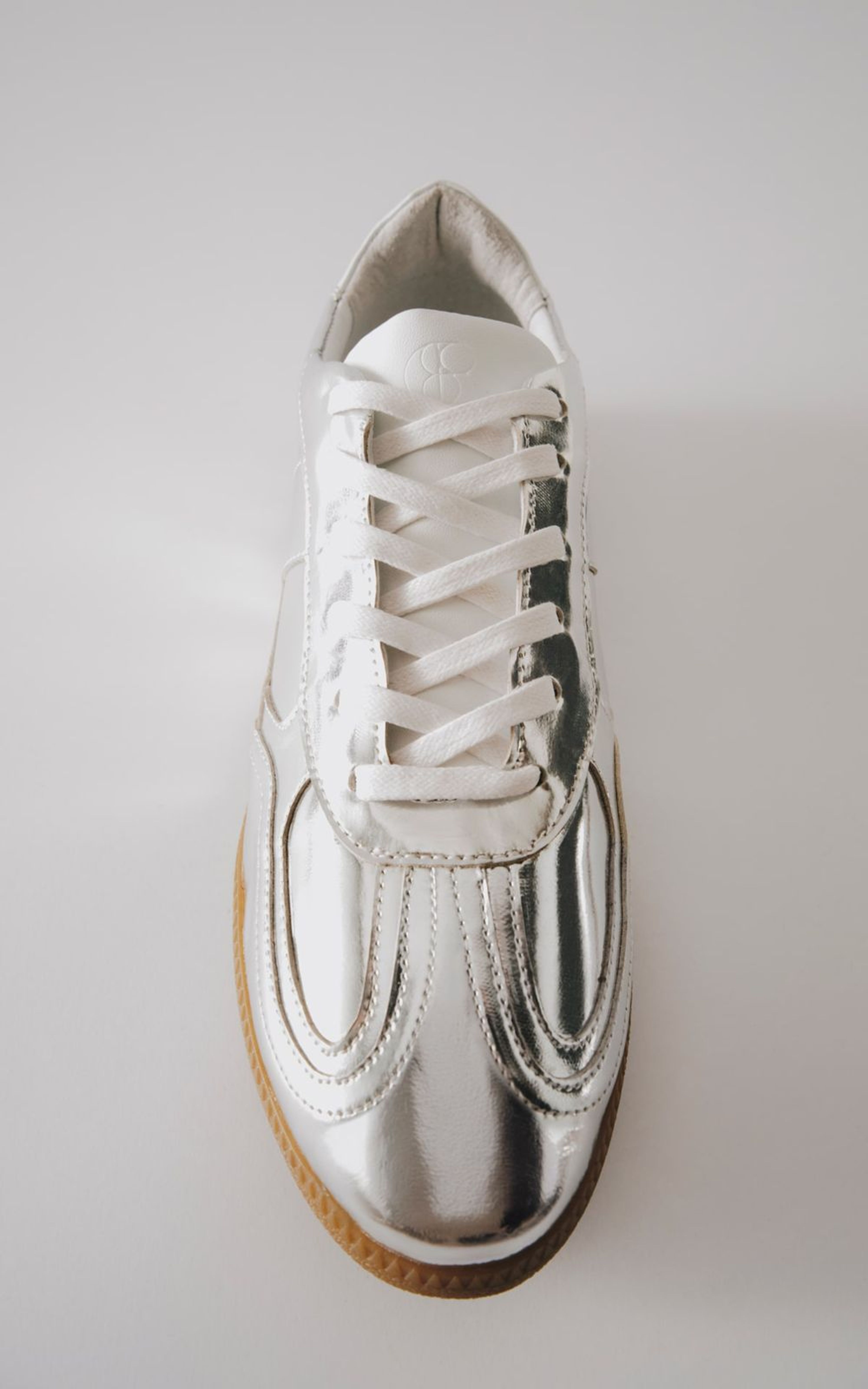 Metallic Sneakers LUNA in Genuine Leather