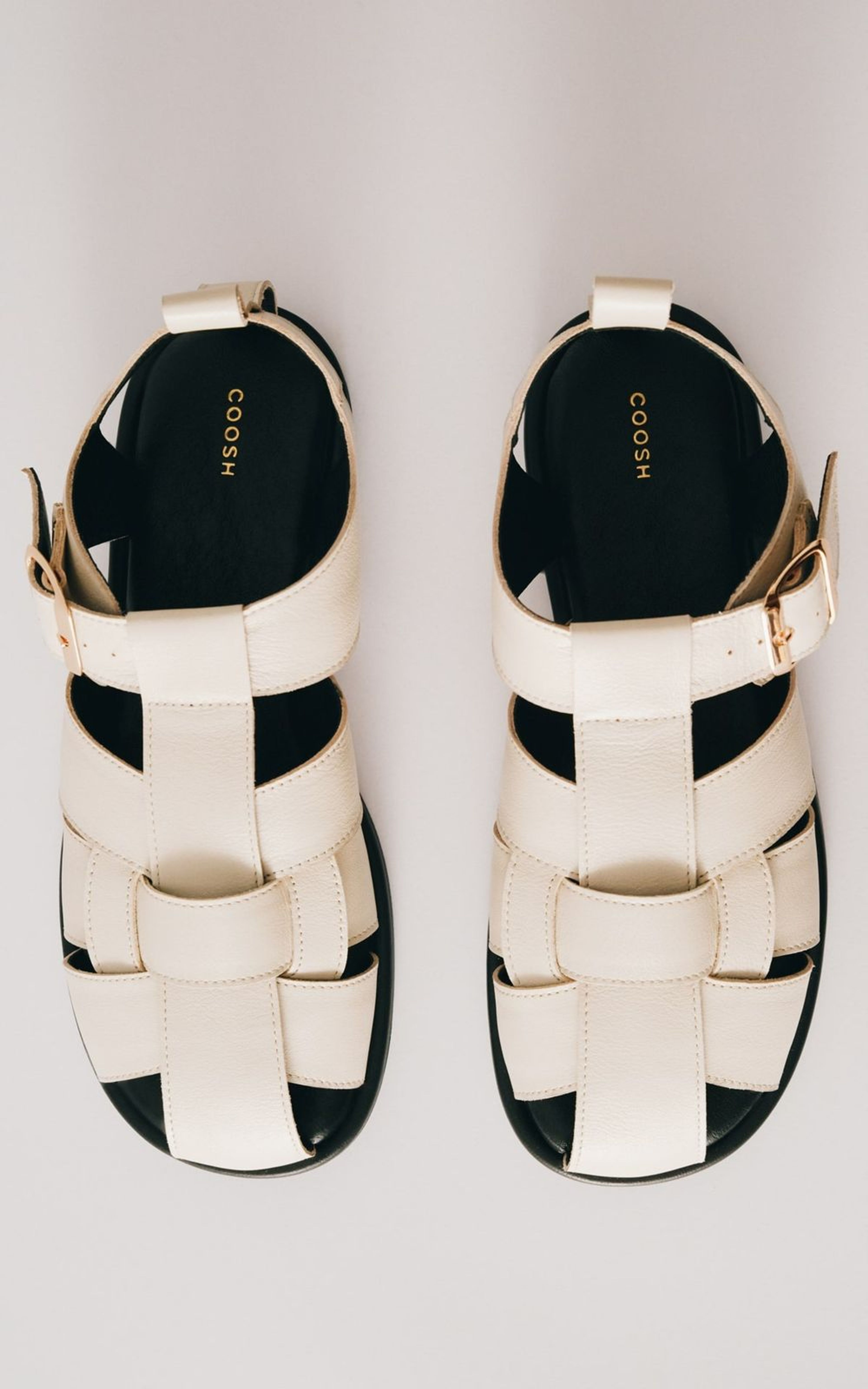 Leather Thick Sole Sandals