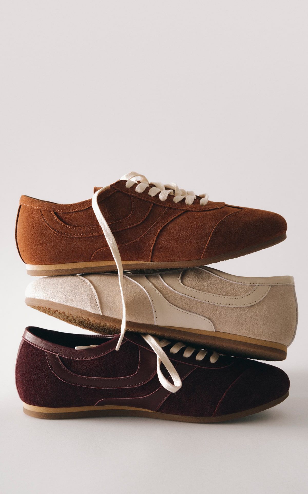 Genuine Suede Sneakers NOA - Camel | COOSH
