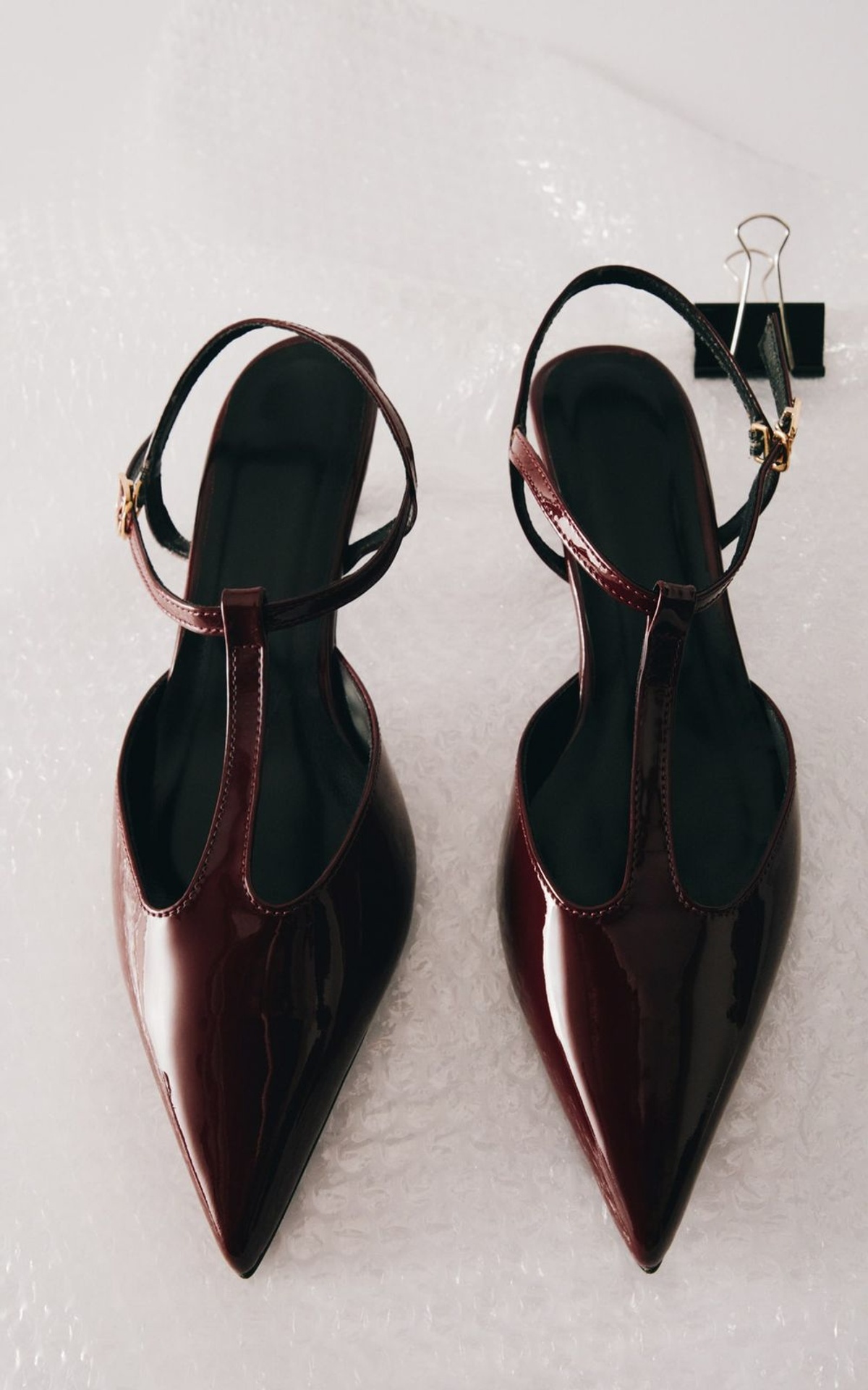LINN Patent Leather Slingbacks