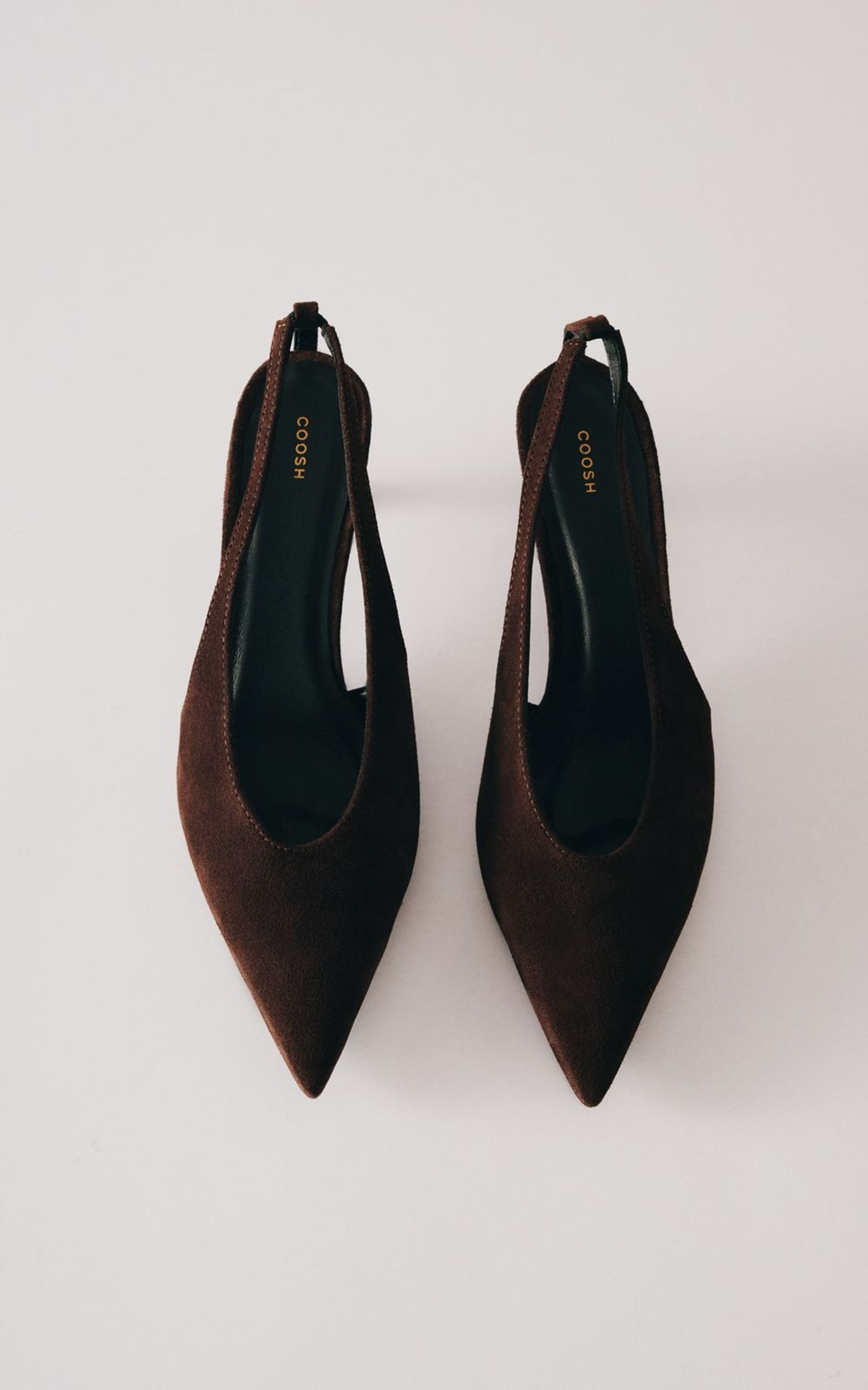 CONSTANCE Suede Slingbacks with Pointed Toe