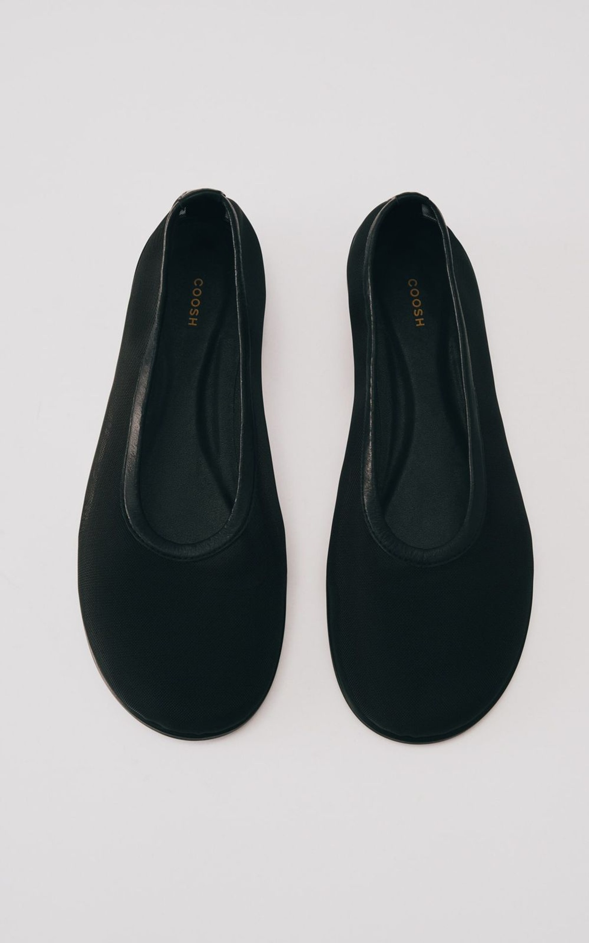 Round Toe Translucent Mesh Ballet Flats