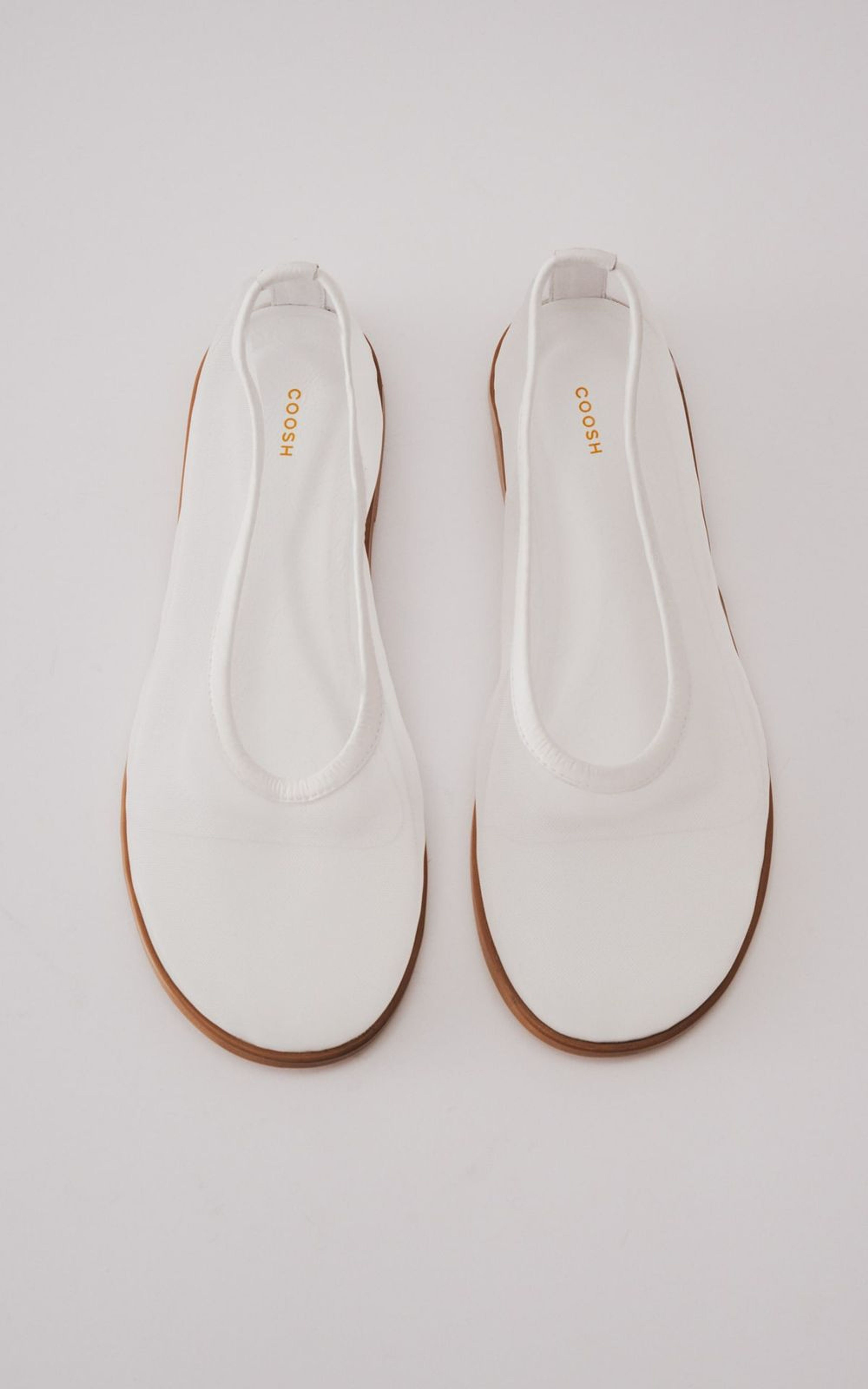 Round Toe Translucent Mesh Ballet Flats