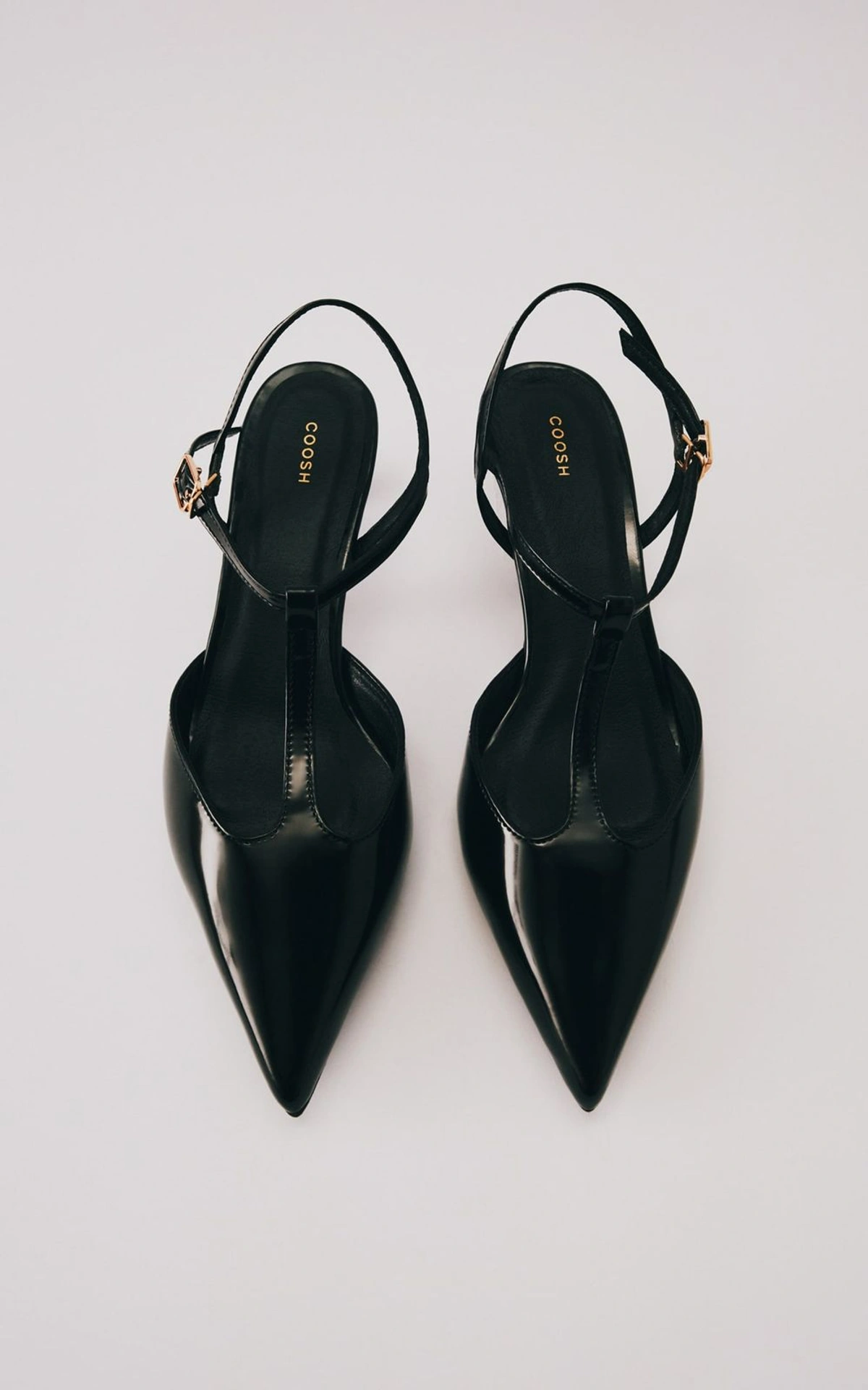 LINN Patent Leather Slingbacks