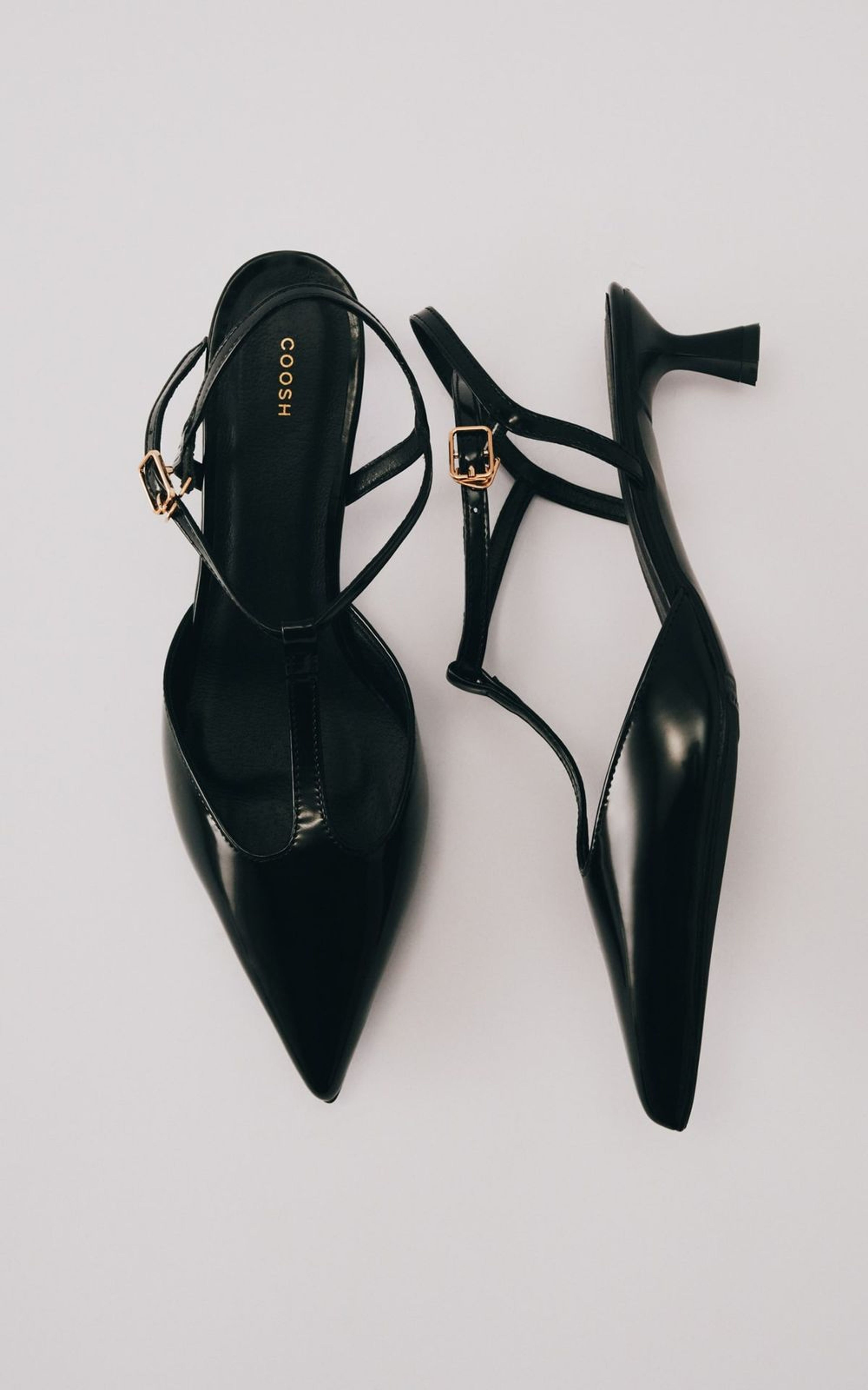 LINN Patent Leather Slingbacks
