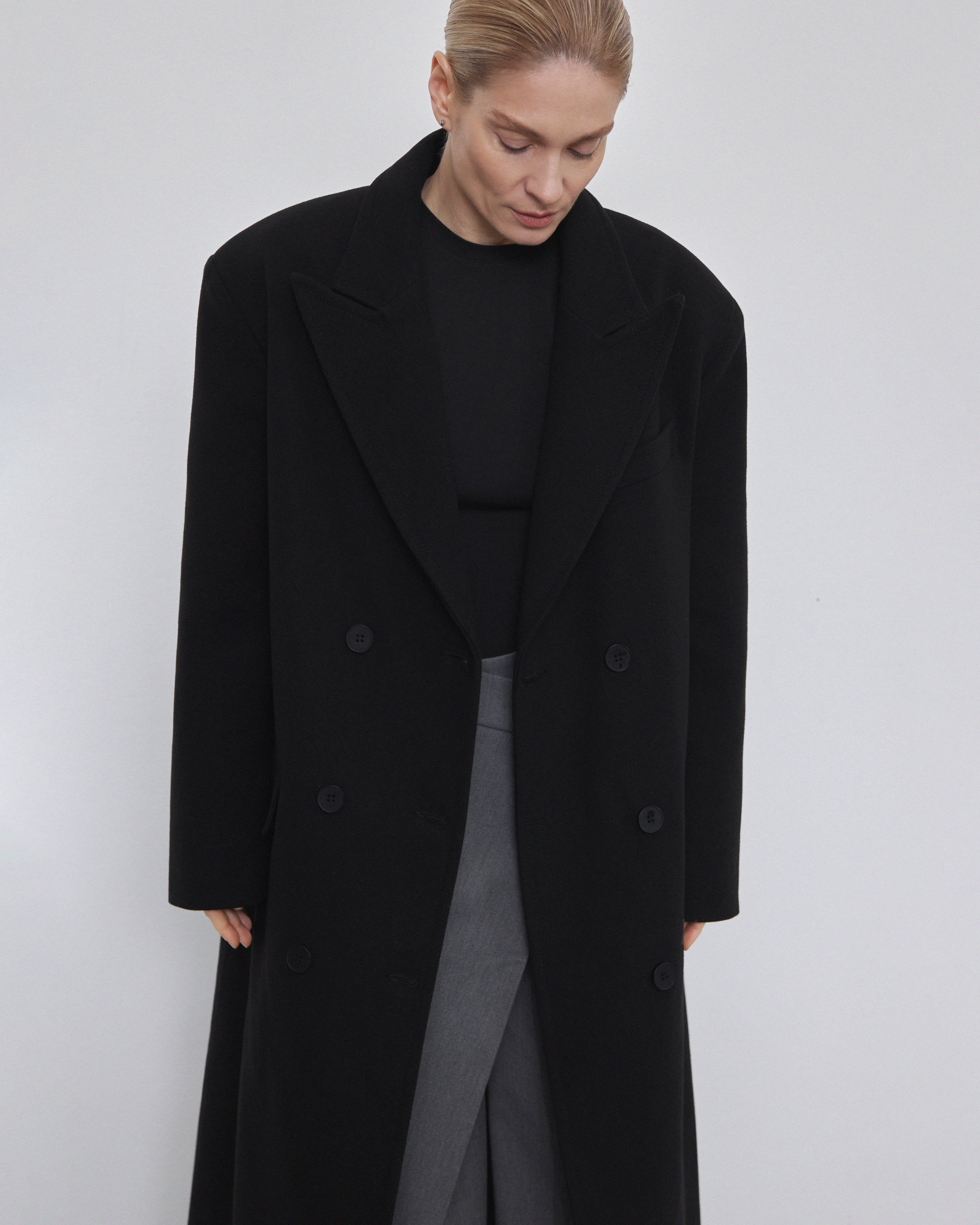 BOYFRIEND'S Coat - Black | COOSH