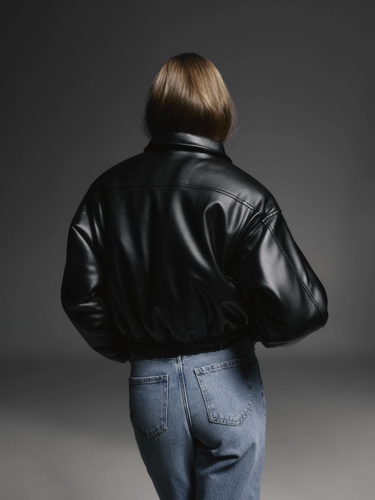 Insulated Puffed Bomber Jacket