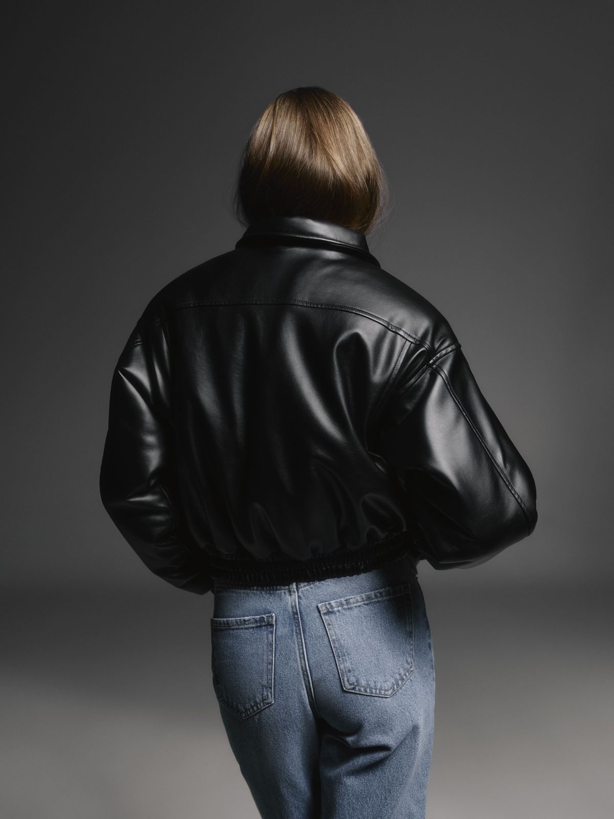 Insulated Puffed Bomber Jacket
