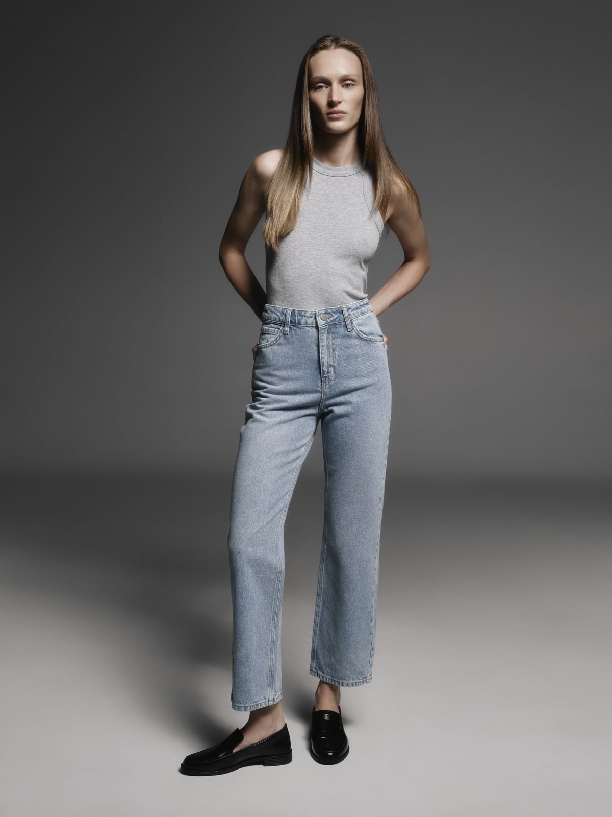 Cropped Length Jeans BASIC