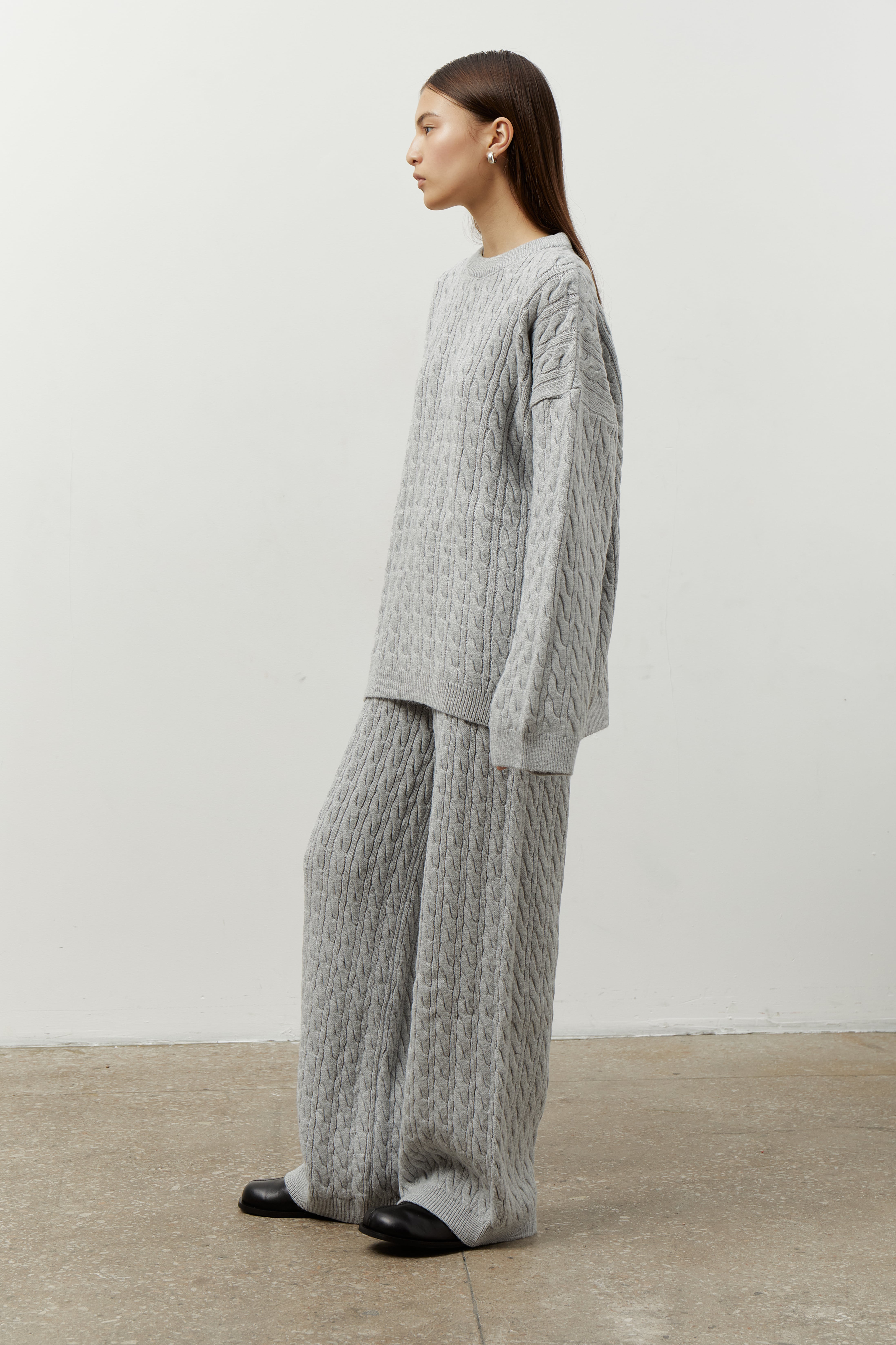 pois yuru knit グレー yuru Cardigan【通常販売】2〜5日営業日 | pois