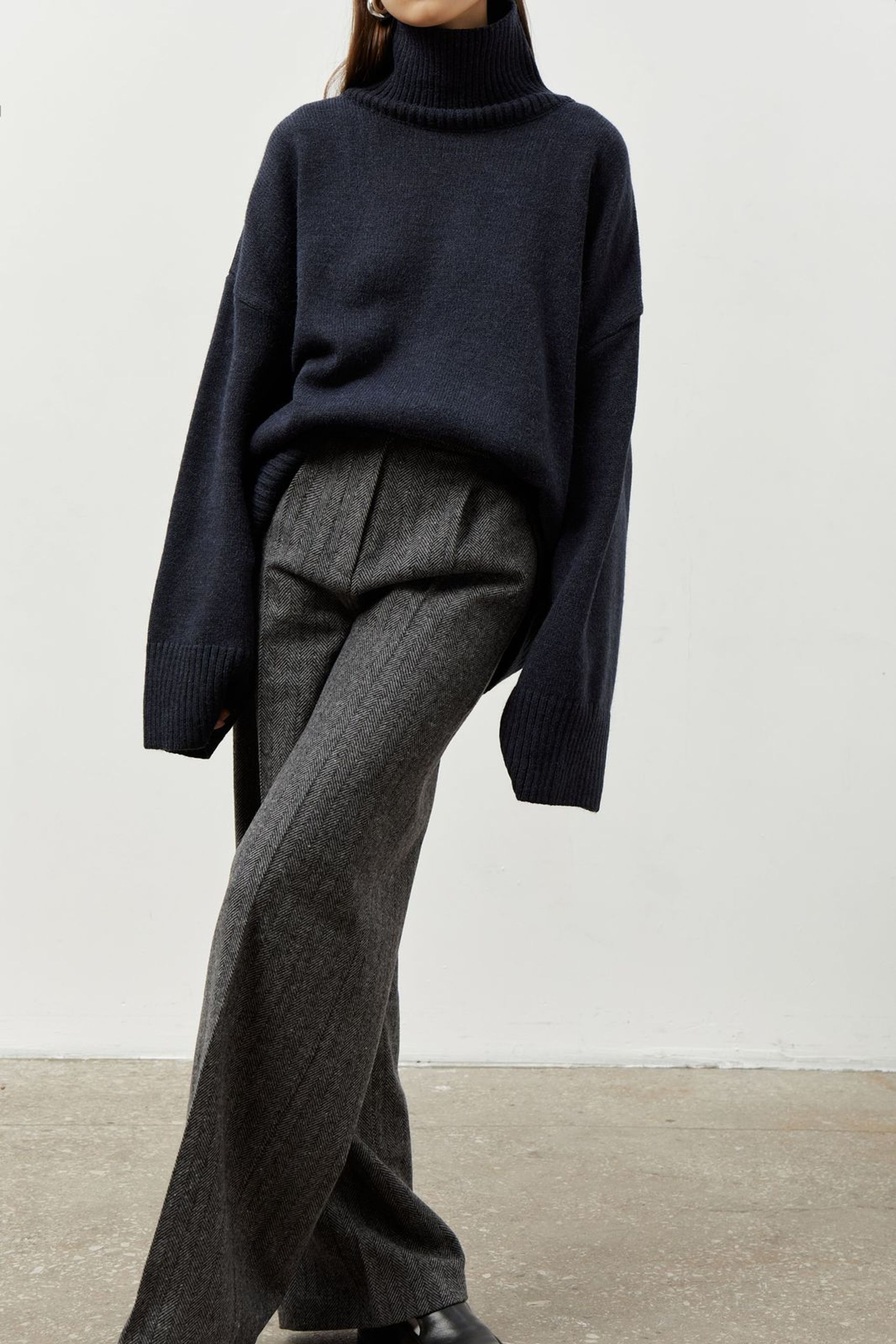 Fuzzy Snap Down Dropped Shoulder Jacket main image 0