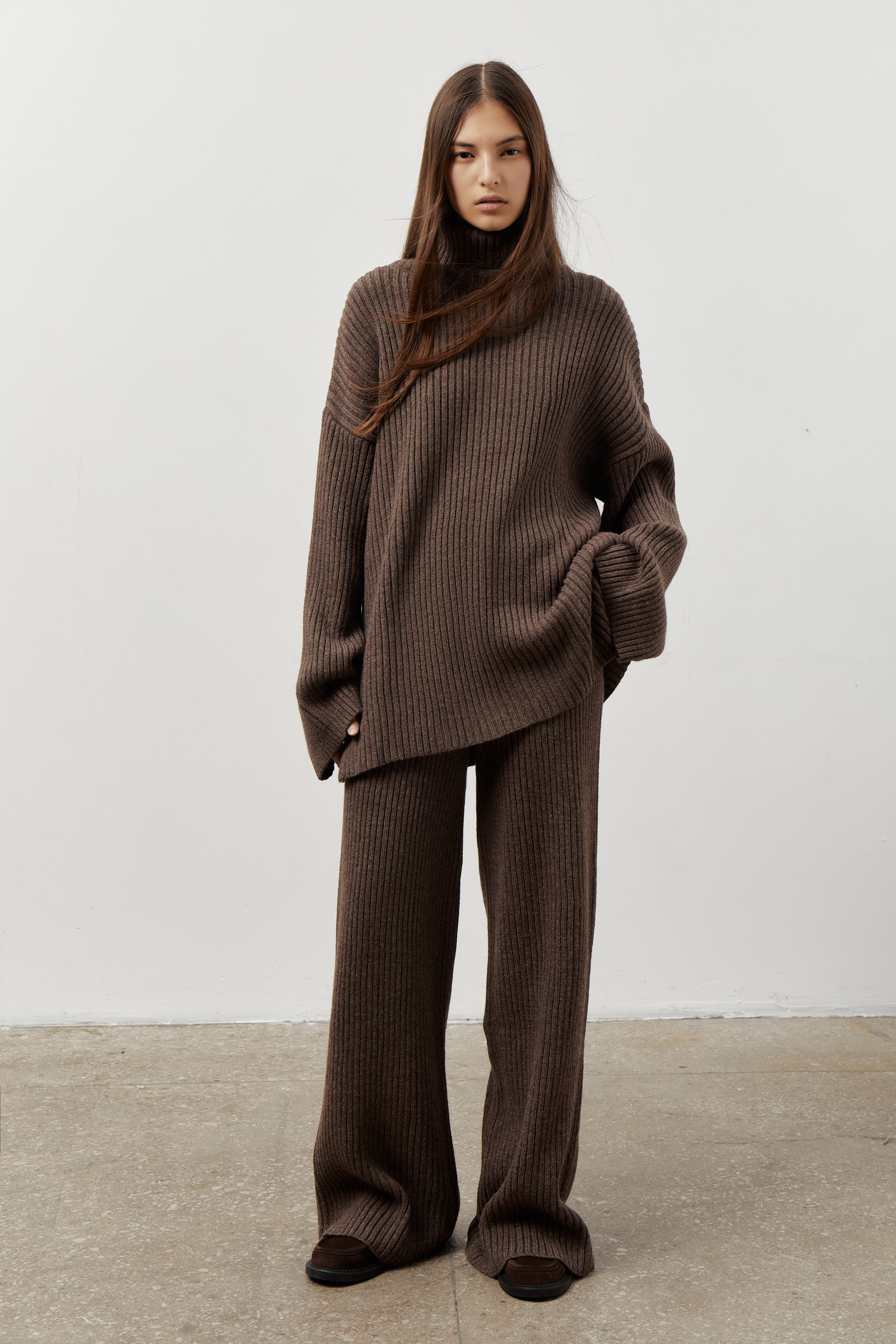 パンツ UNDECORATED Wool Knit Smooth Pants UNDECORATED（アンデコレイテッド）の「UNDECORATED Wool Knit