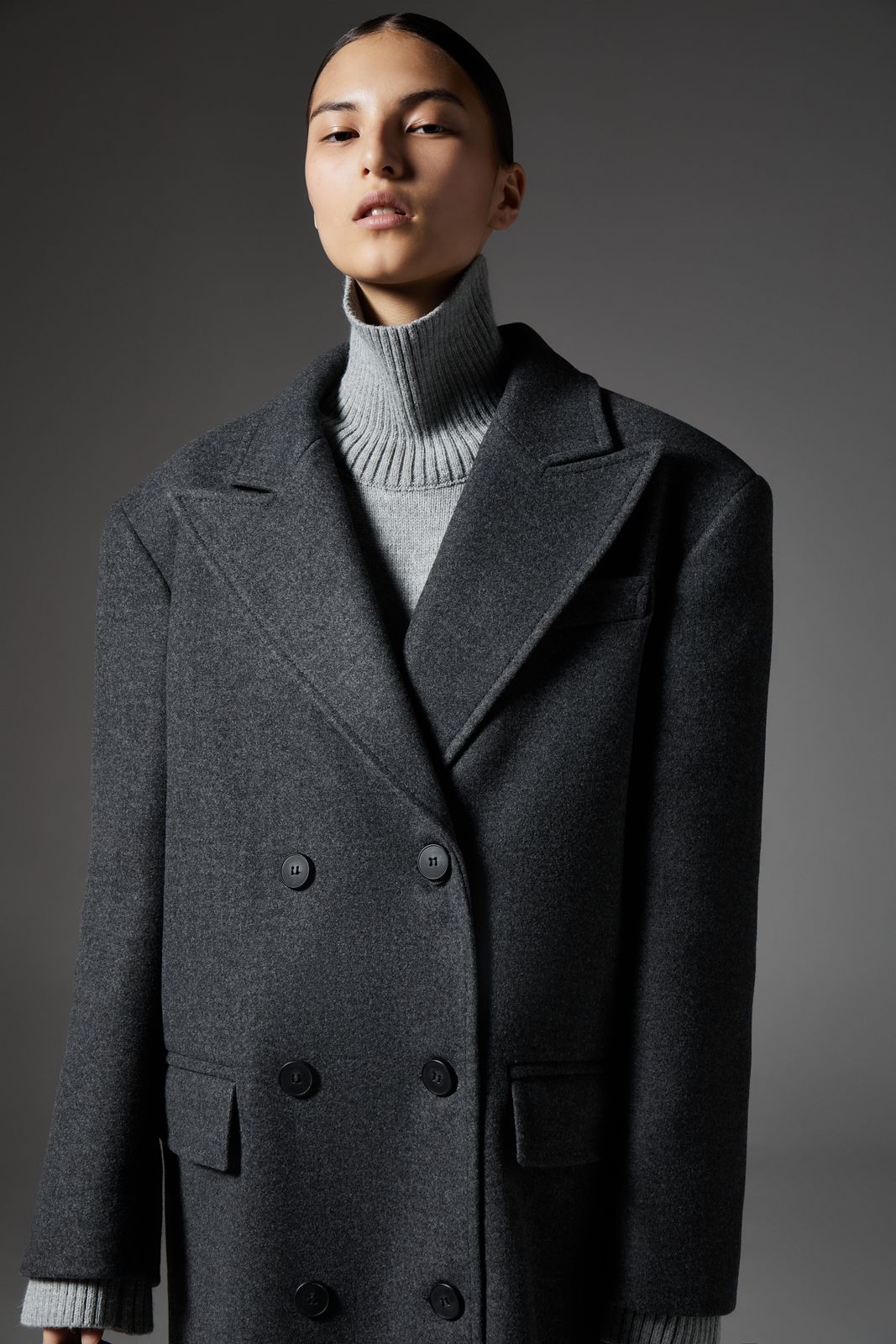 Luan 2WAY SHAGGY COLLAR COAT XSサイズ Luan 2WAY SHAGGY COLLAR COAT XS ZOZOTOWN