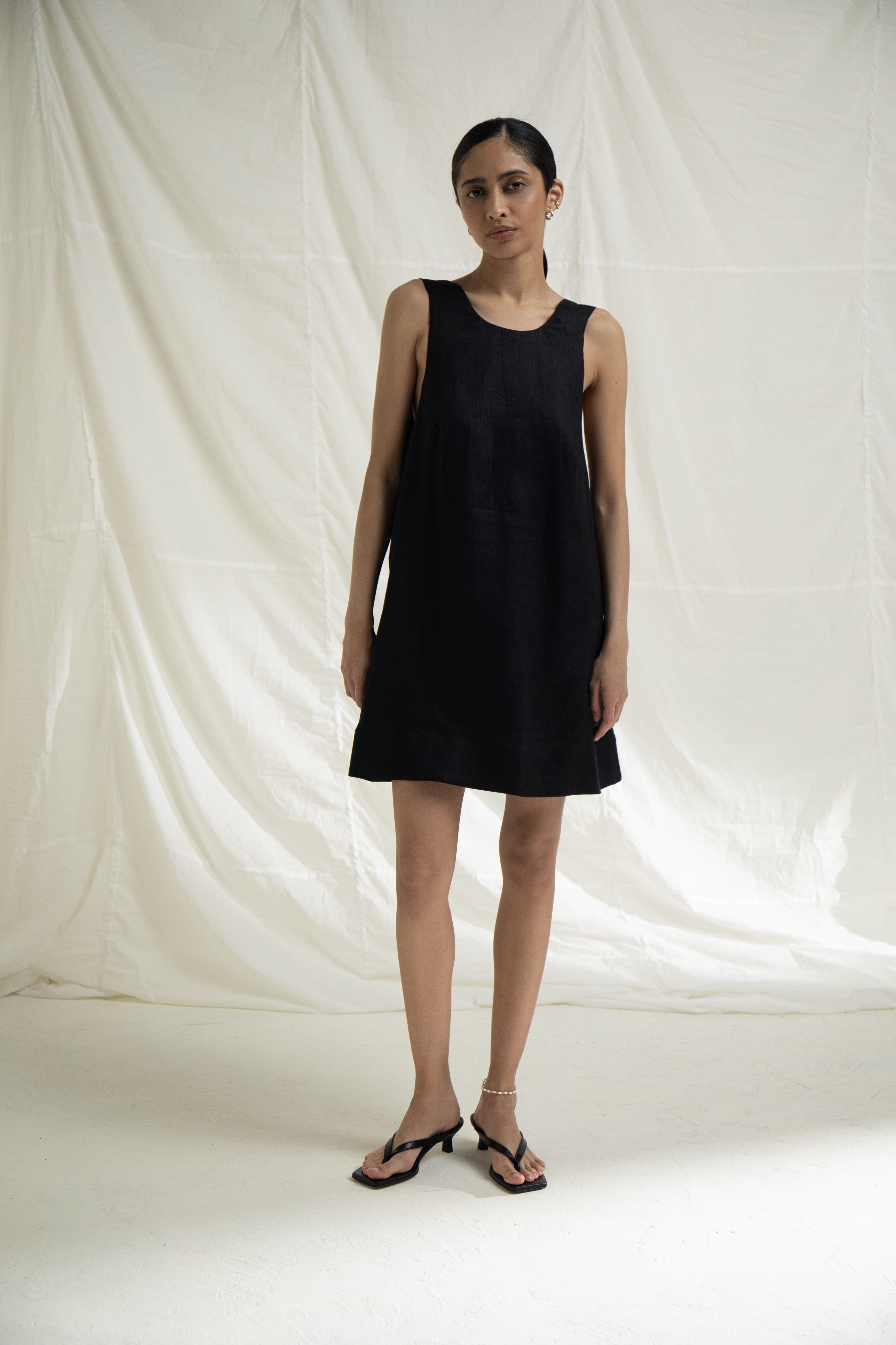 Сукня-трапеція з коноплі