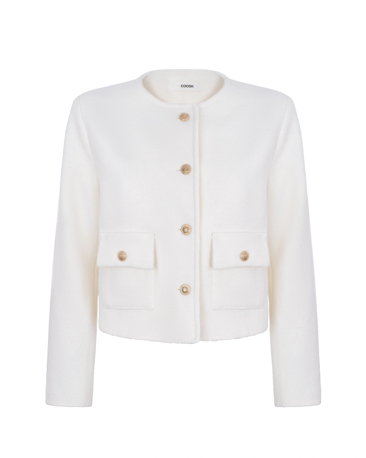 Cardigan Blazer with Pockets in Premium Boucle 