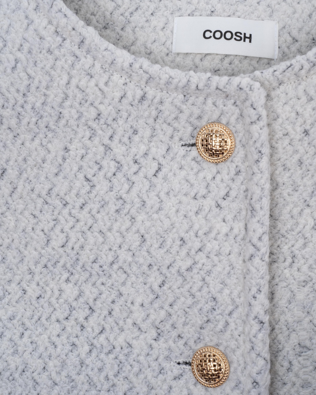 Cardigan Blazer with Pockets in Premium Boucle 