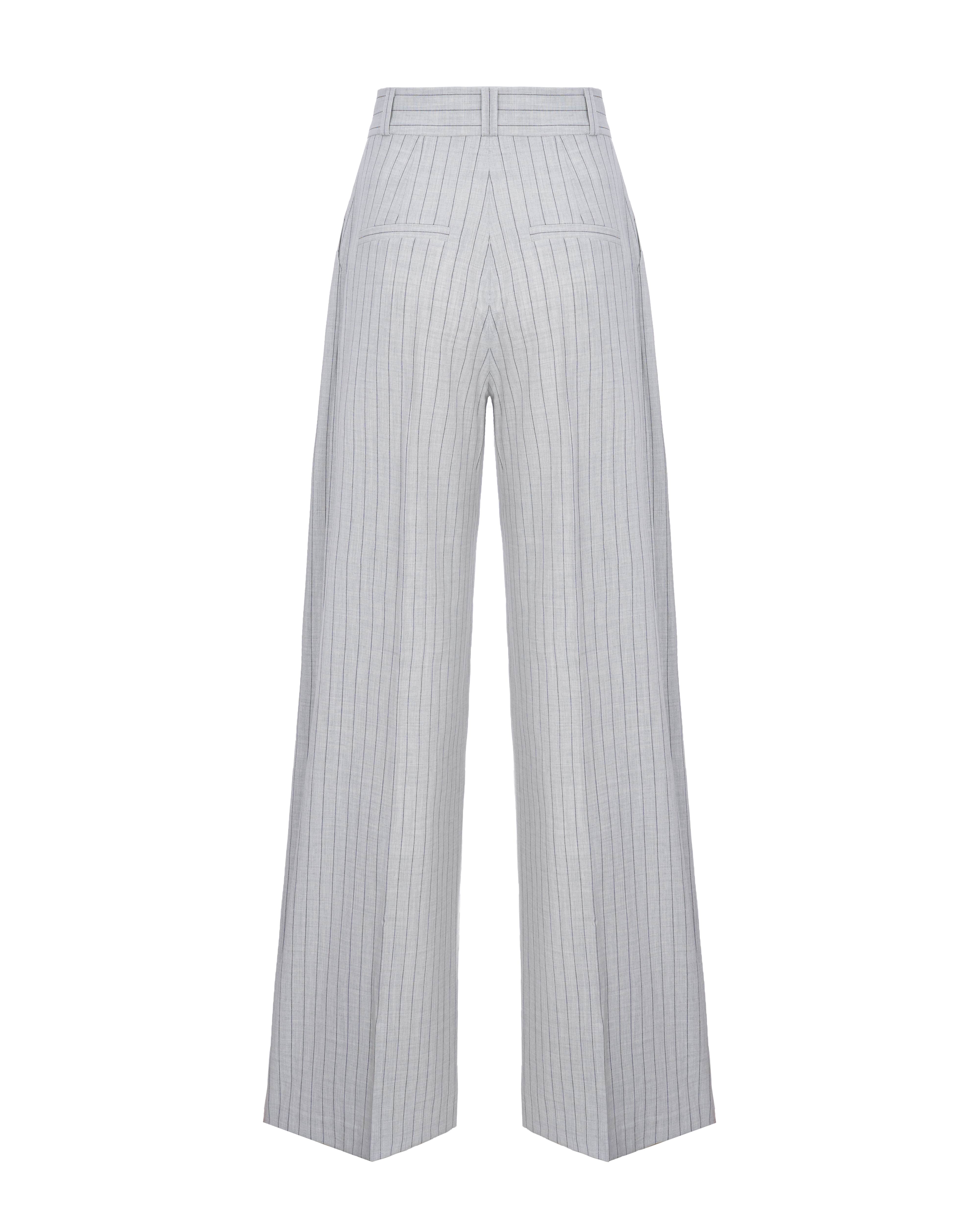 パンツ +DEINET+ OFFICE GIRL STRIPE SLACKS IN GREY KDPDL4ZB311 dsc06390-copy-min.jpg